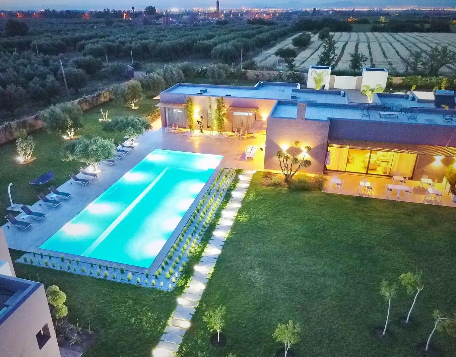 City view in Villa Jardins D'Isa