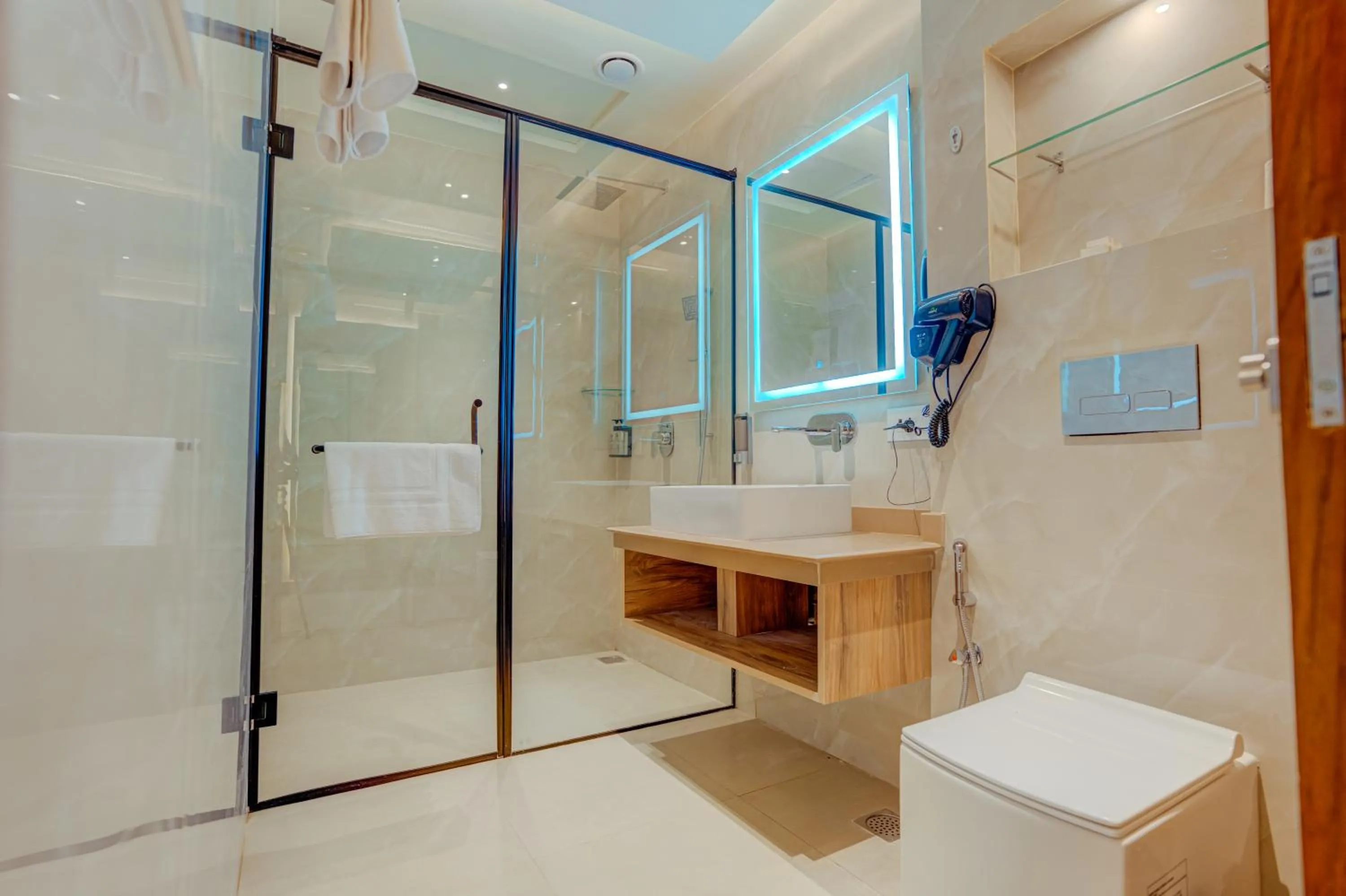 Shower in Hotel Vasundhara Palace