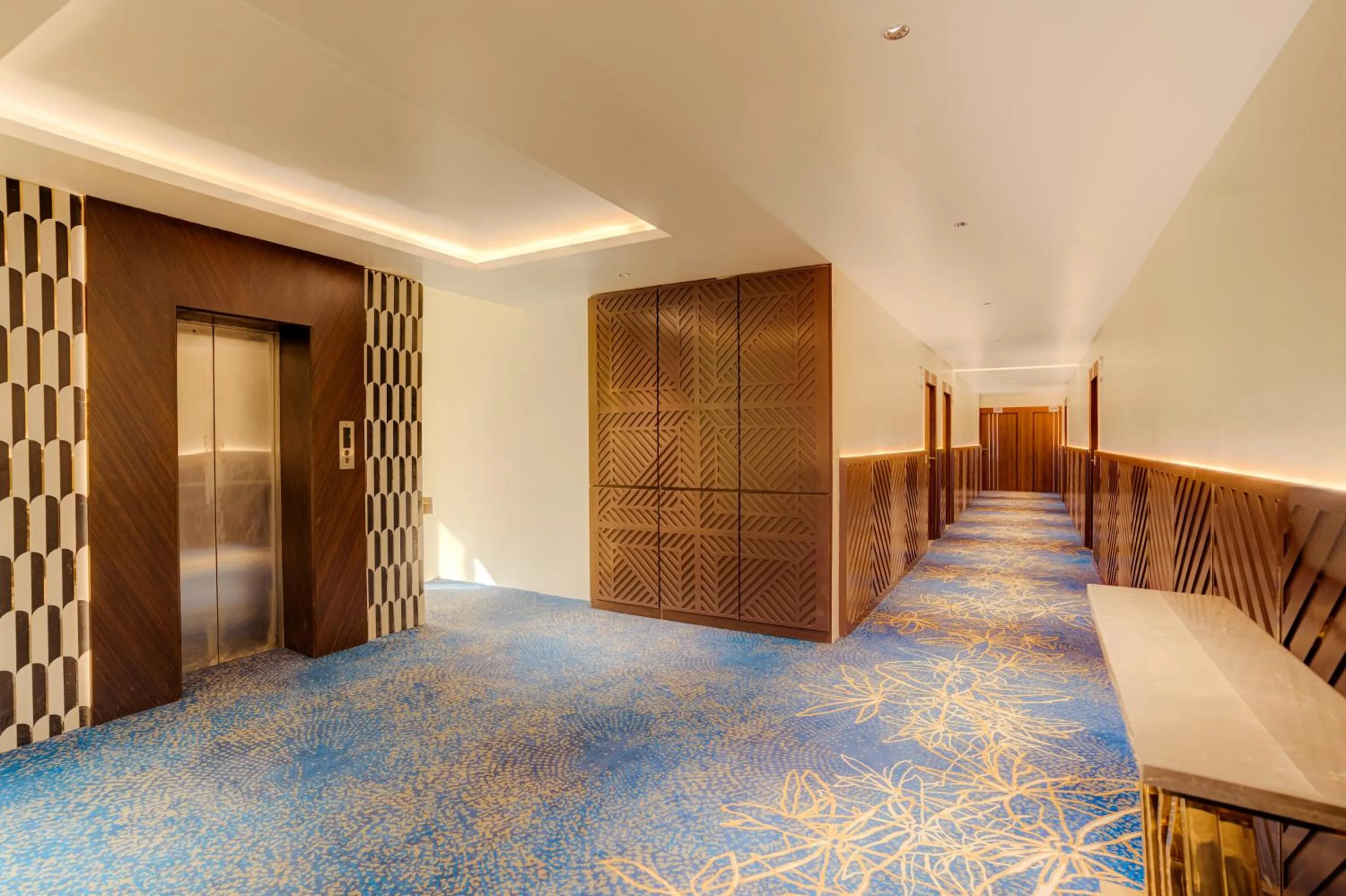 Lobby or reception in Hotel Vasundhara Palace