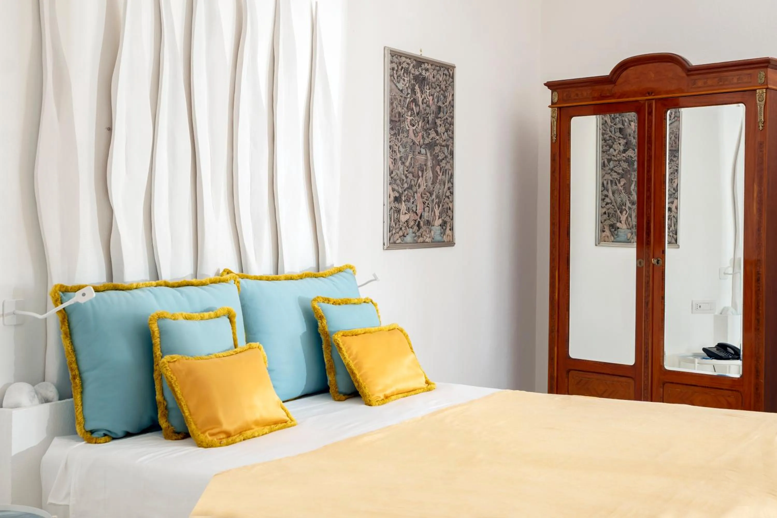 Bed in Hotel Le Agavi