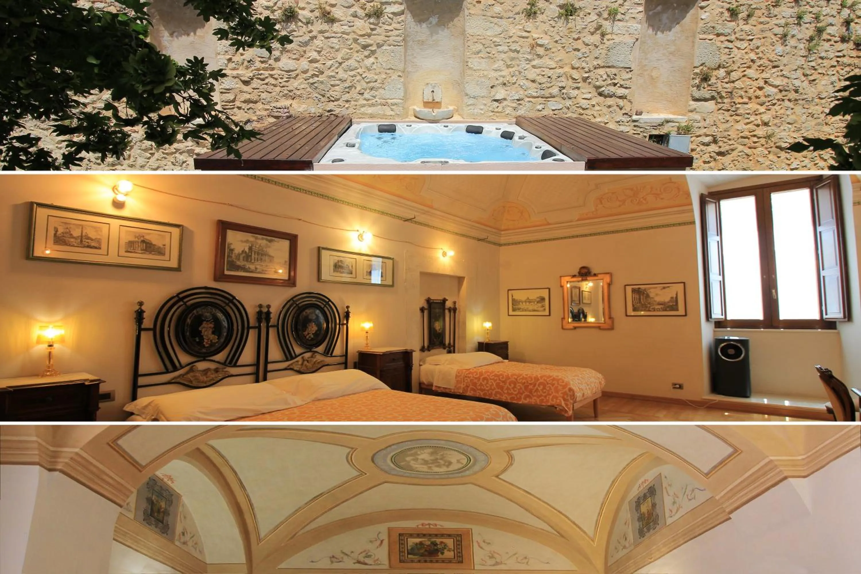 Bed in Palazzo Rustici charme b&b & garden spa
