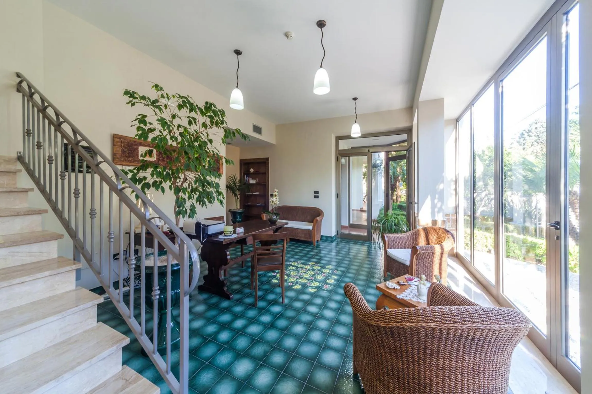 Lobby or reception in La Chiocciola