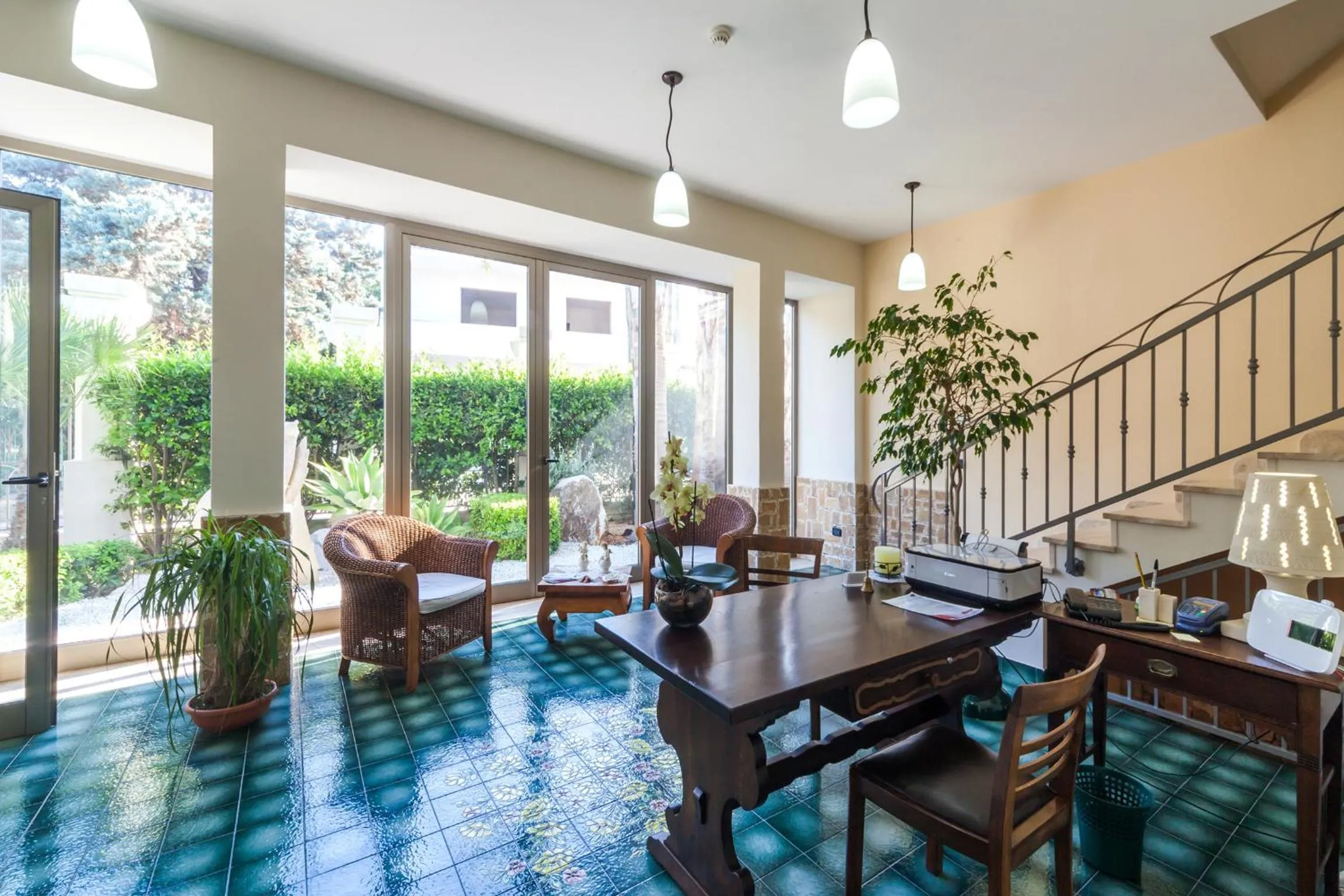 Lobby or reception in La Chiocciola