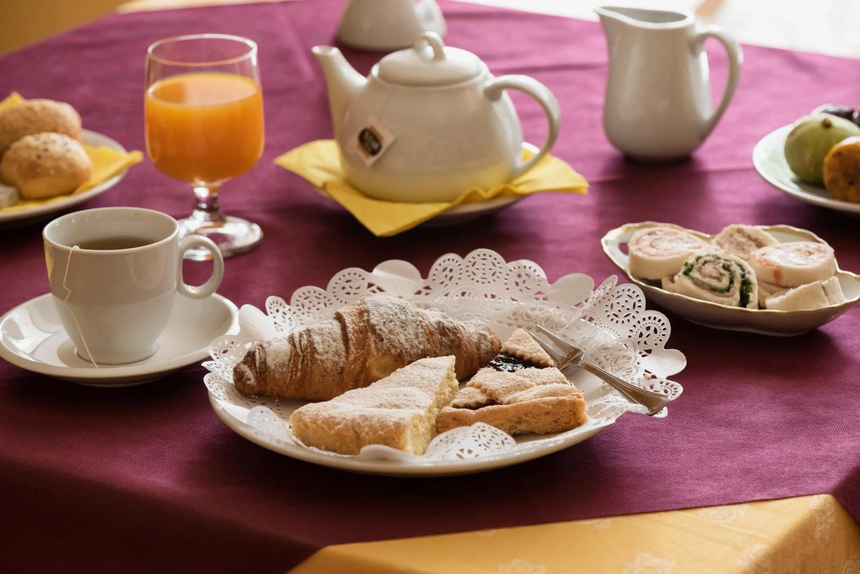 Food and drinks in La Chiocciola