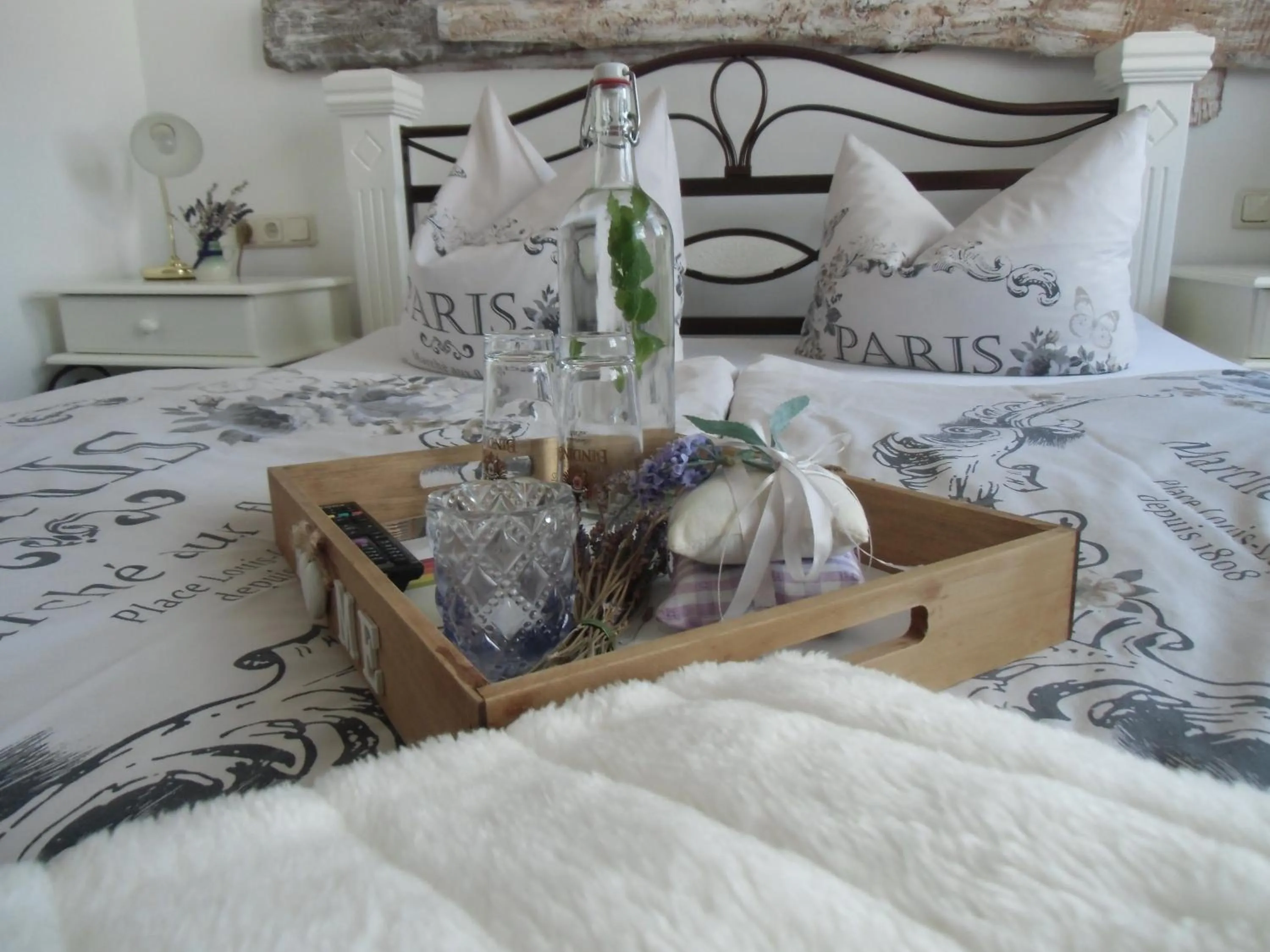 Bed in Hotel Trendtino