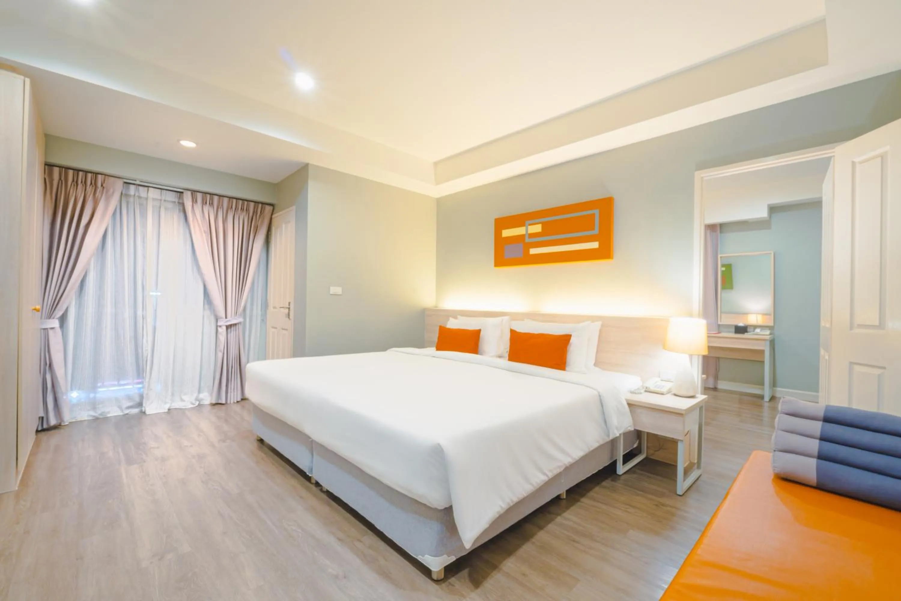 Bed in Koon Hotel Sukhumvit