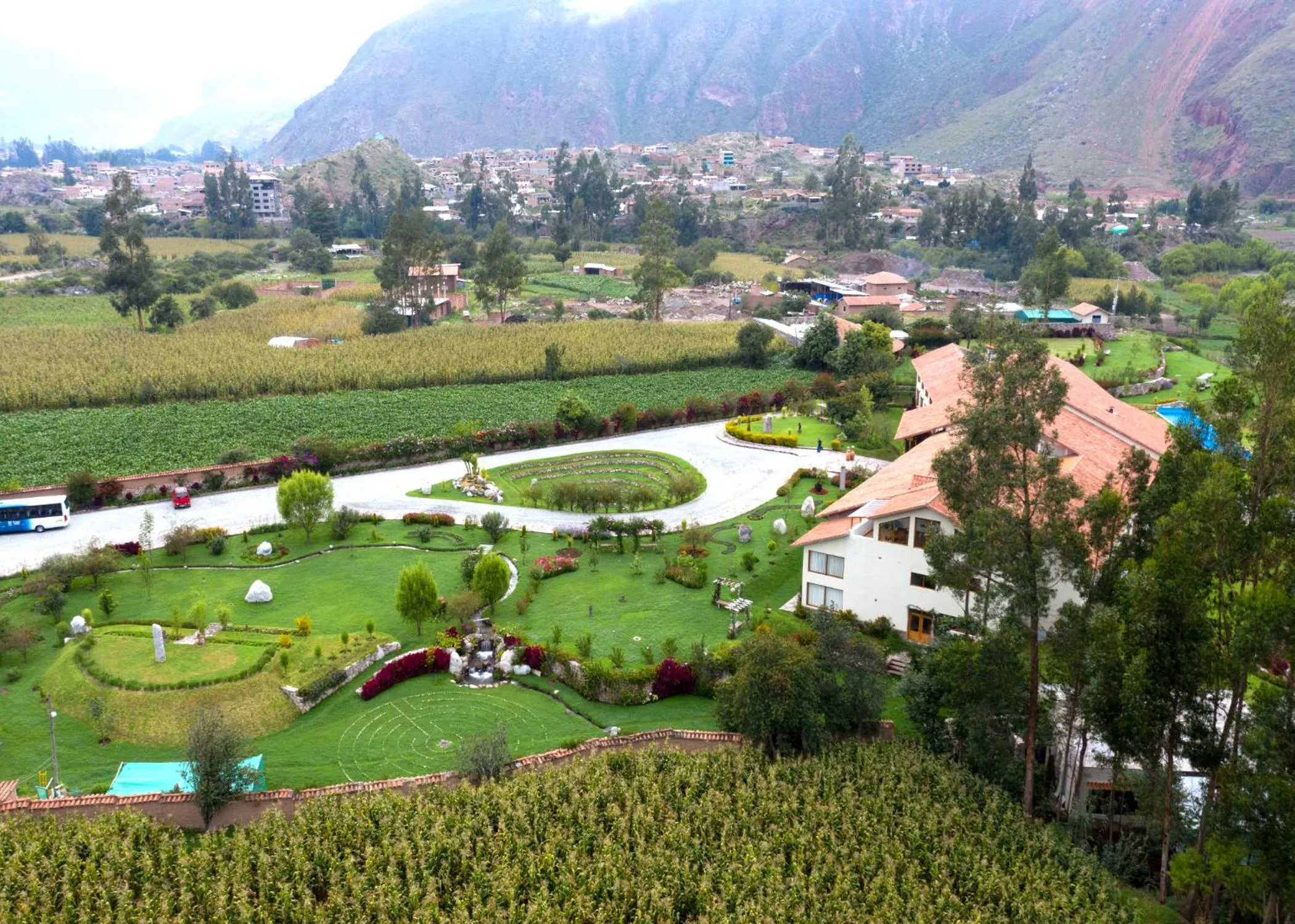 Bird's eye view in Taypikala Deluxe Valle Sagrado