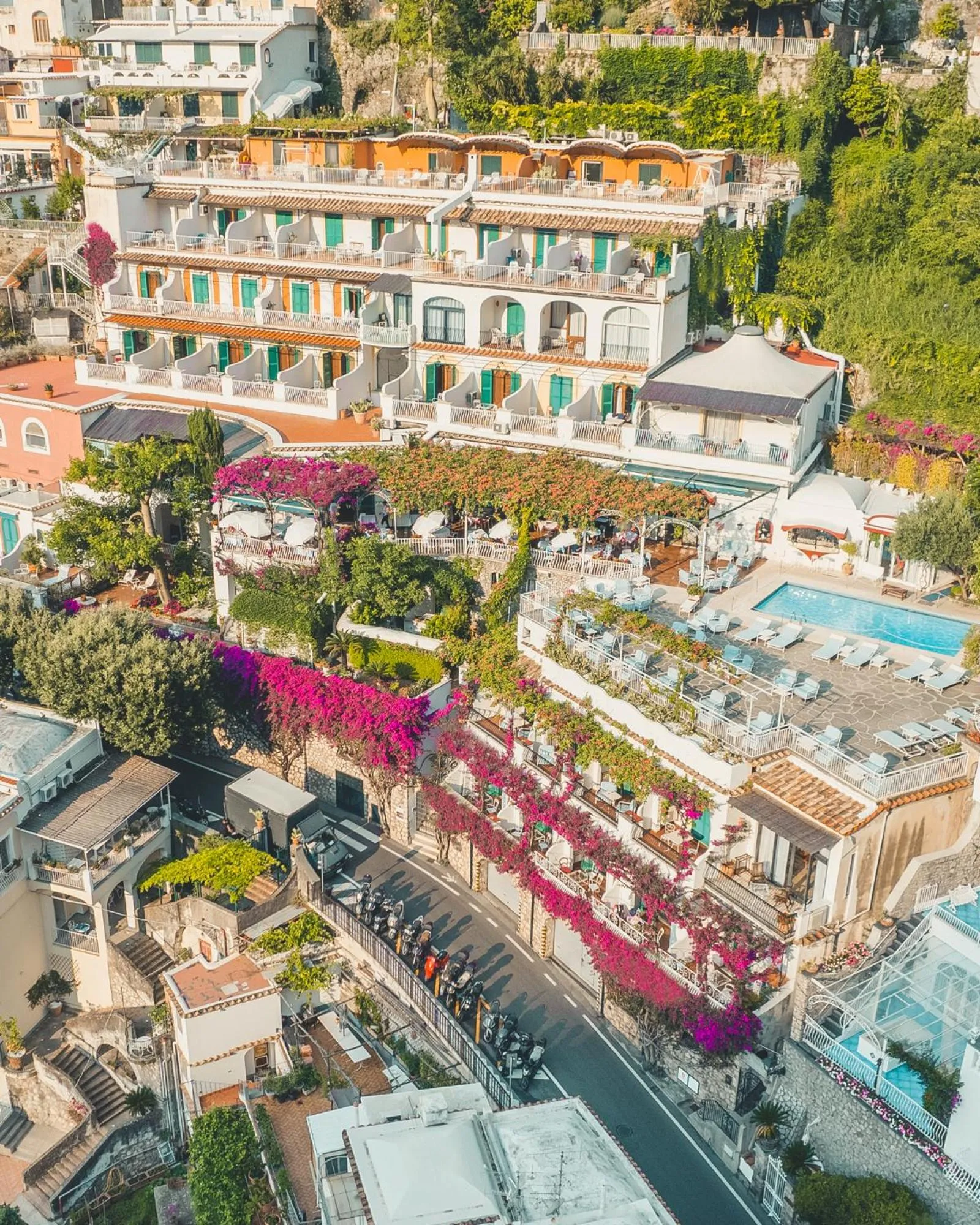 Patio in Hotel Poseidon