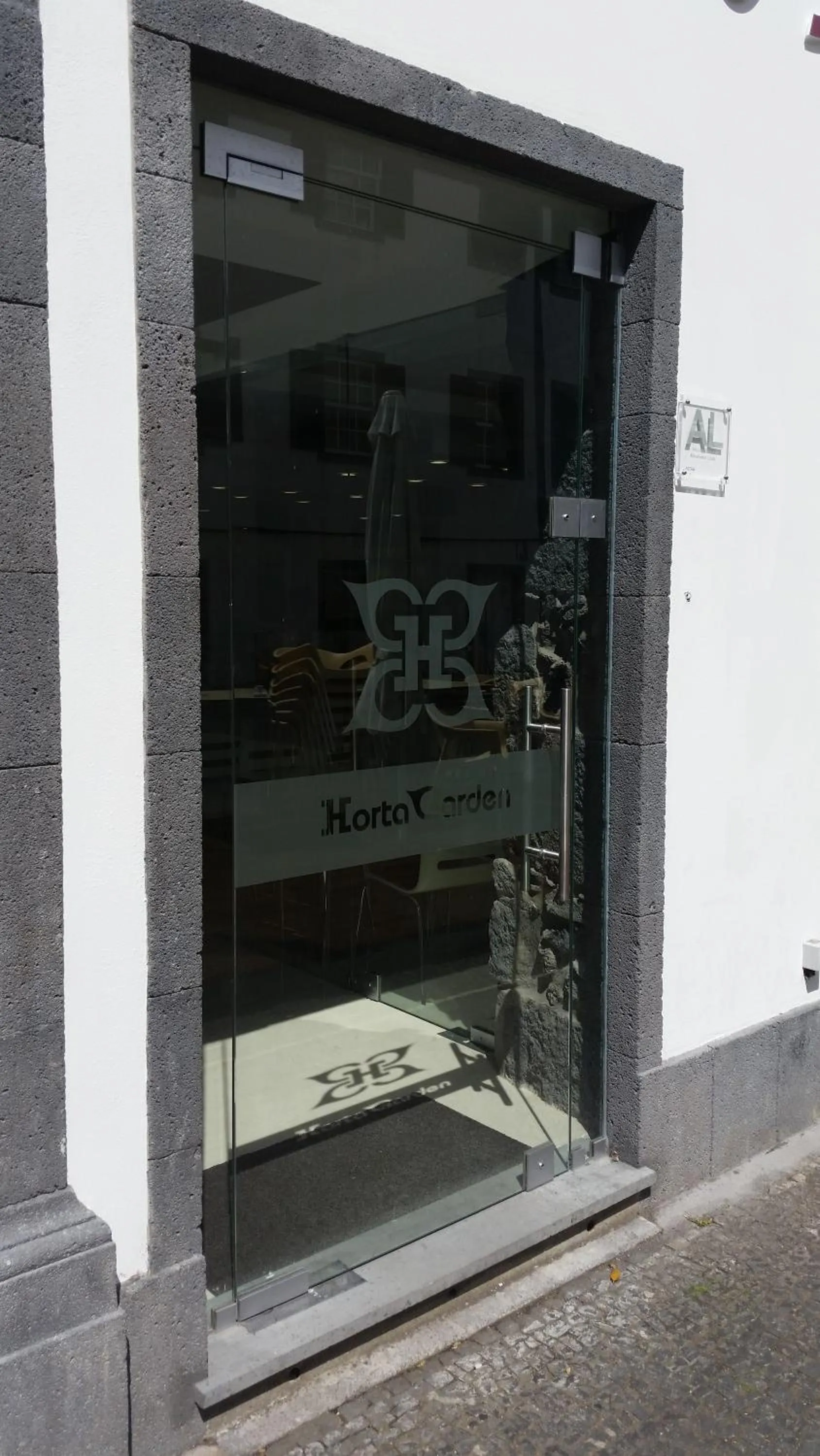 Facade/entrance in Horta Garden