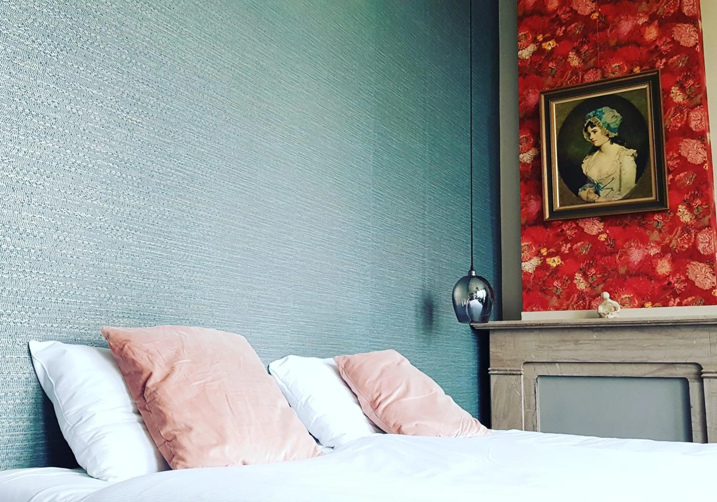 Bedroom, Bed in Rijksmonument Hotel de Sprenck - including free private parking