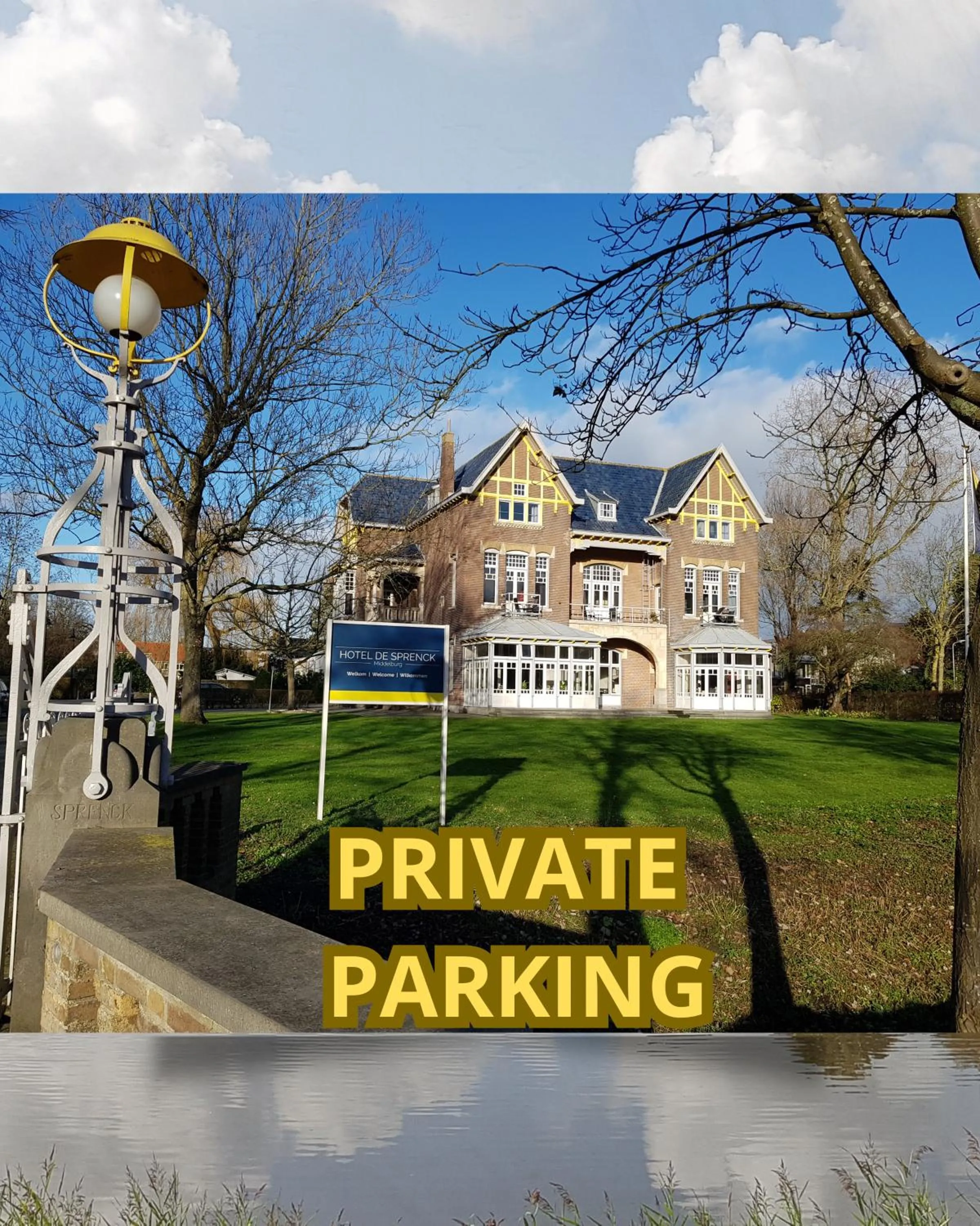 Property building in Rijksmonument Hotel de Sprenck - including free private parking