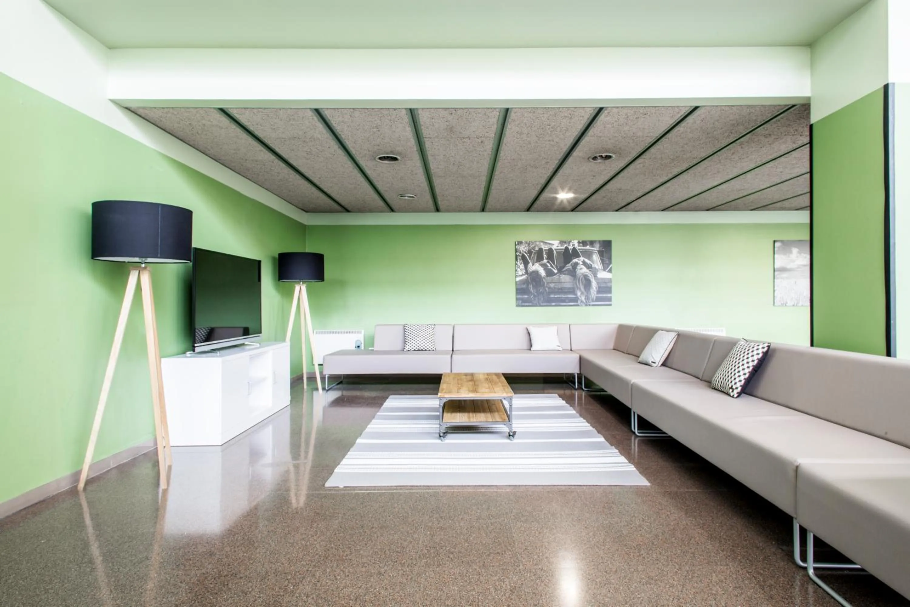 Communal lounge/ TV room in Residencia Universitaria Resa As Burgas