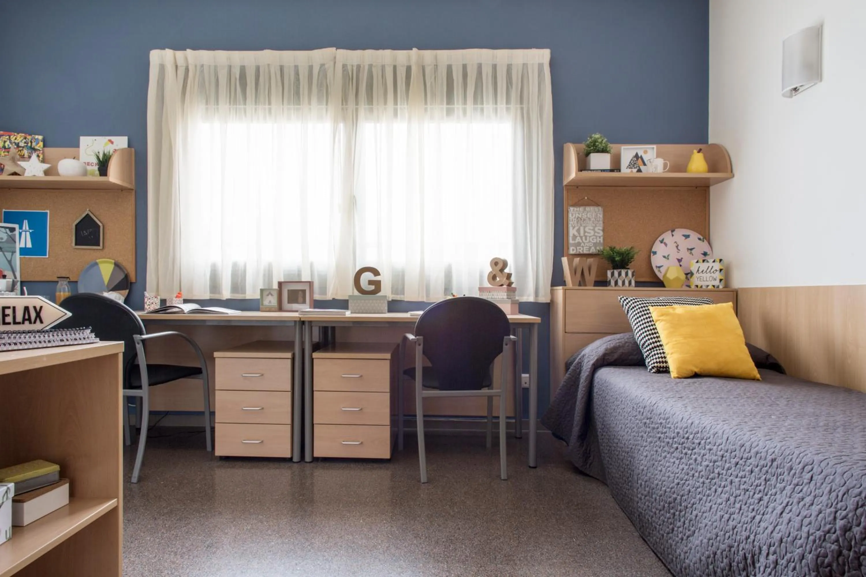 Seating area in Residencia Universitaria Resa As Burgas