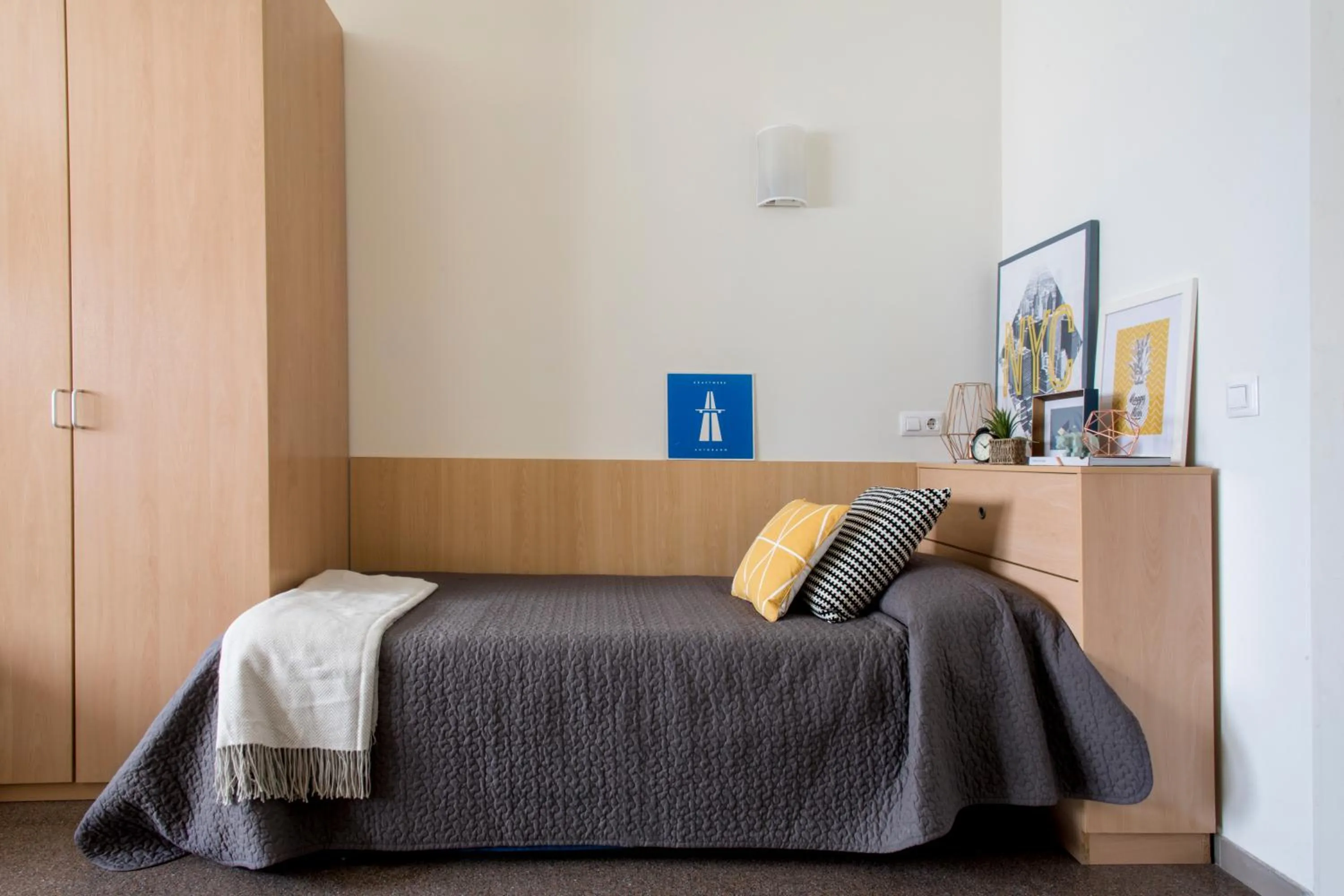 Bedroom, Bed in Residencia Universitaria Resa As Burgas