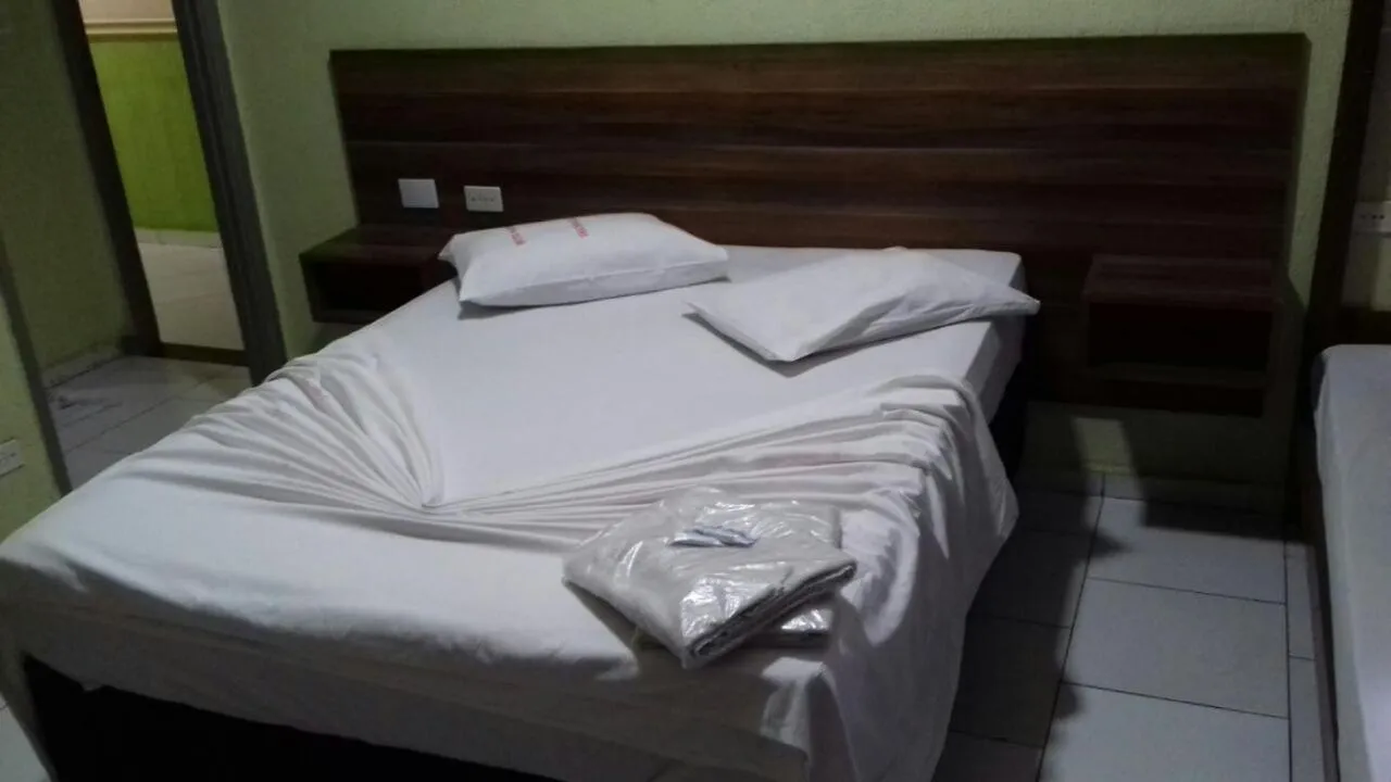 Bed in Hotel Michel
