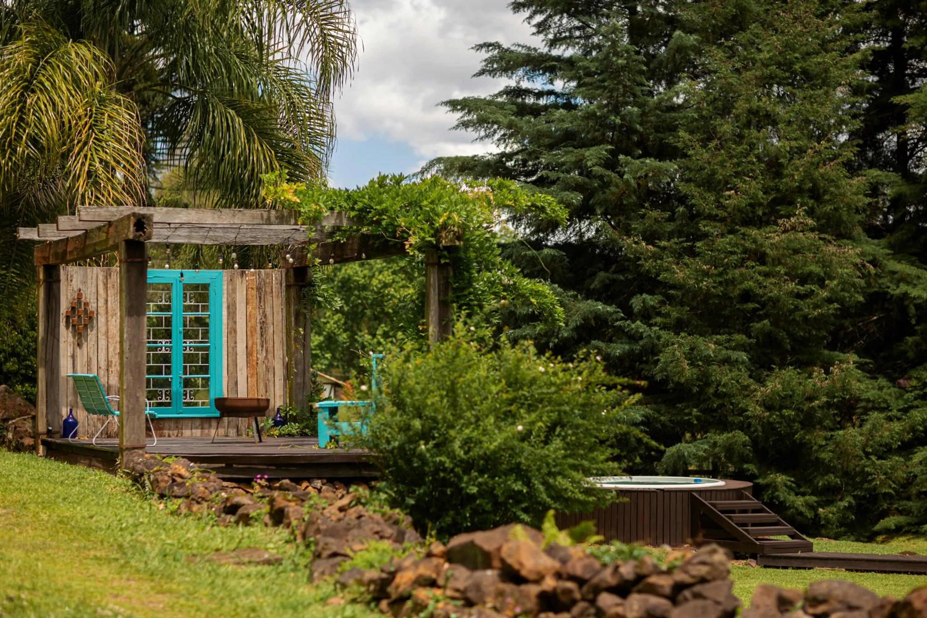 Garden in Pousada La Vista