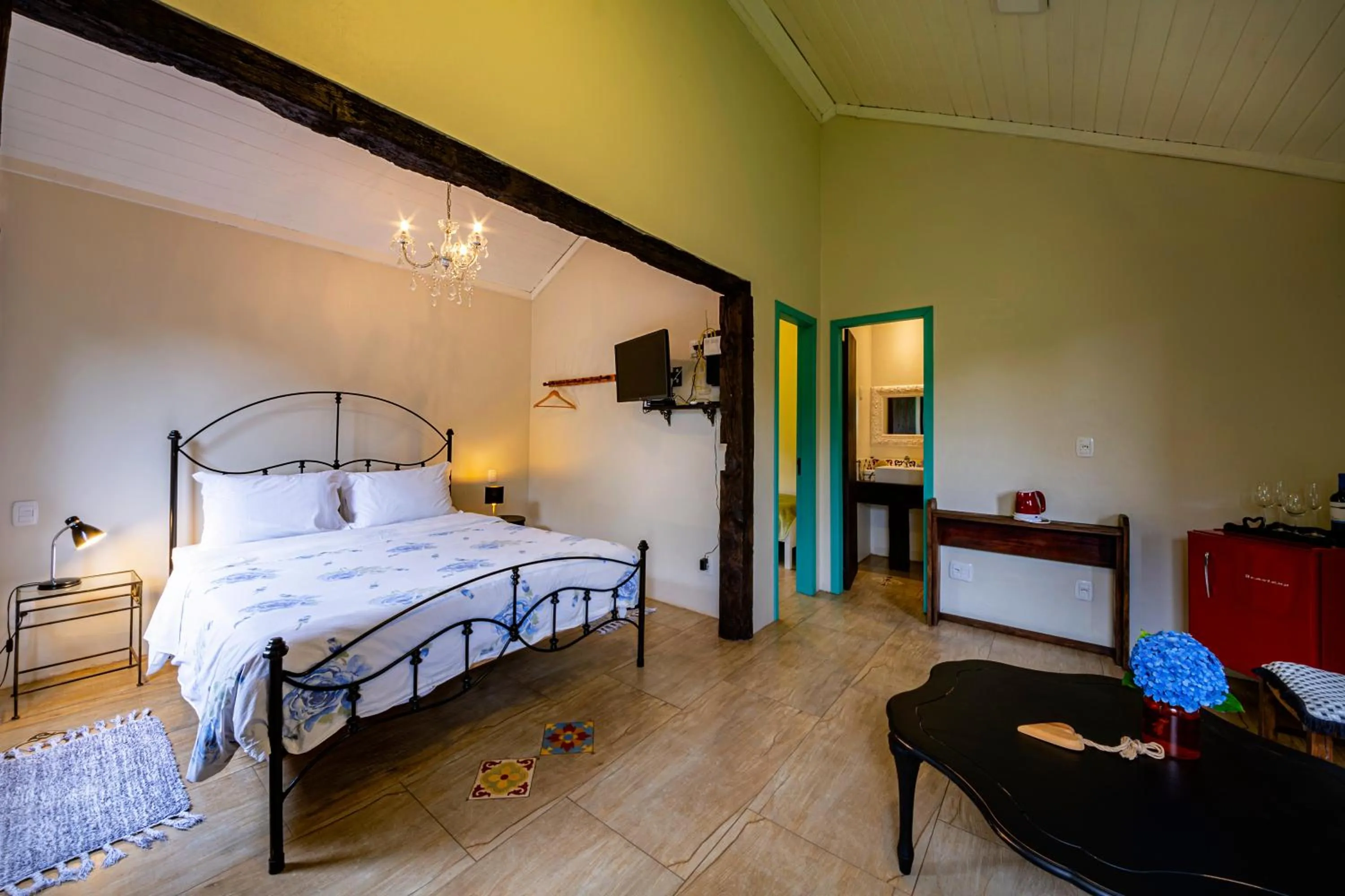 Bedroom, Bed in Pousada La Vista