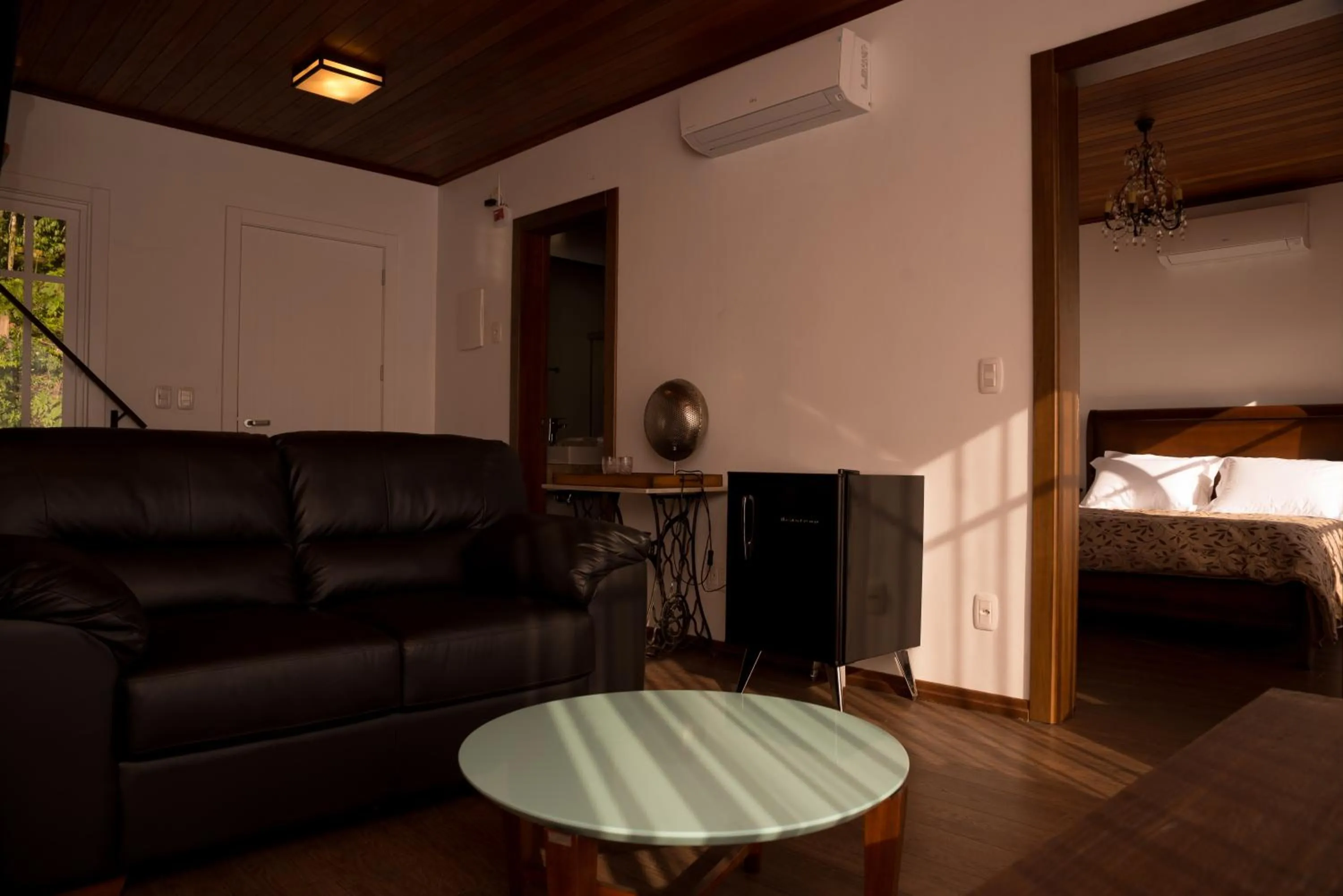 Living room, Bed in Pousada La Vista