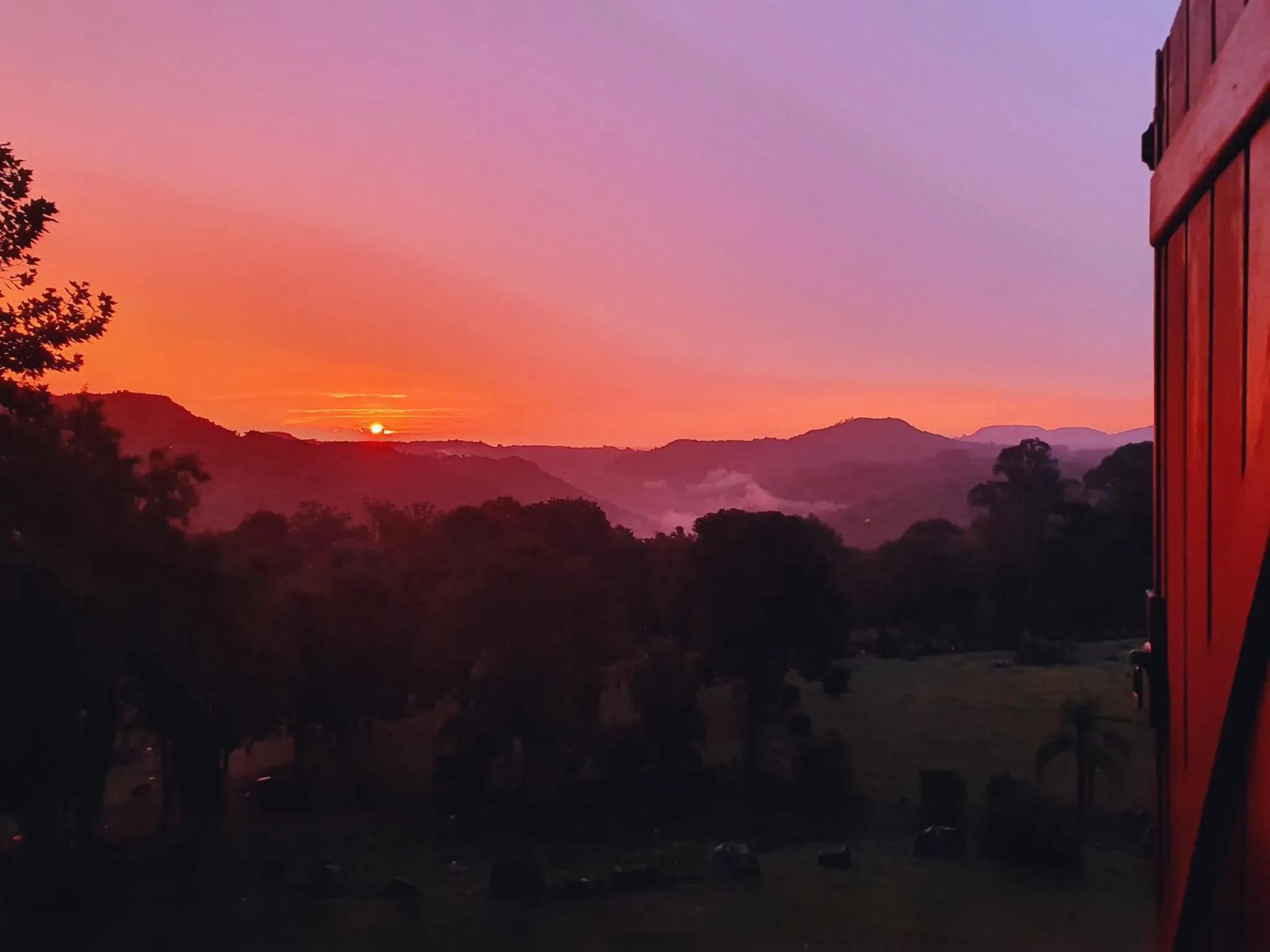 Mountain view in Pousada La Vista