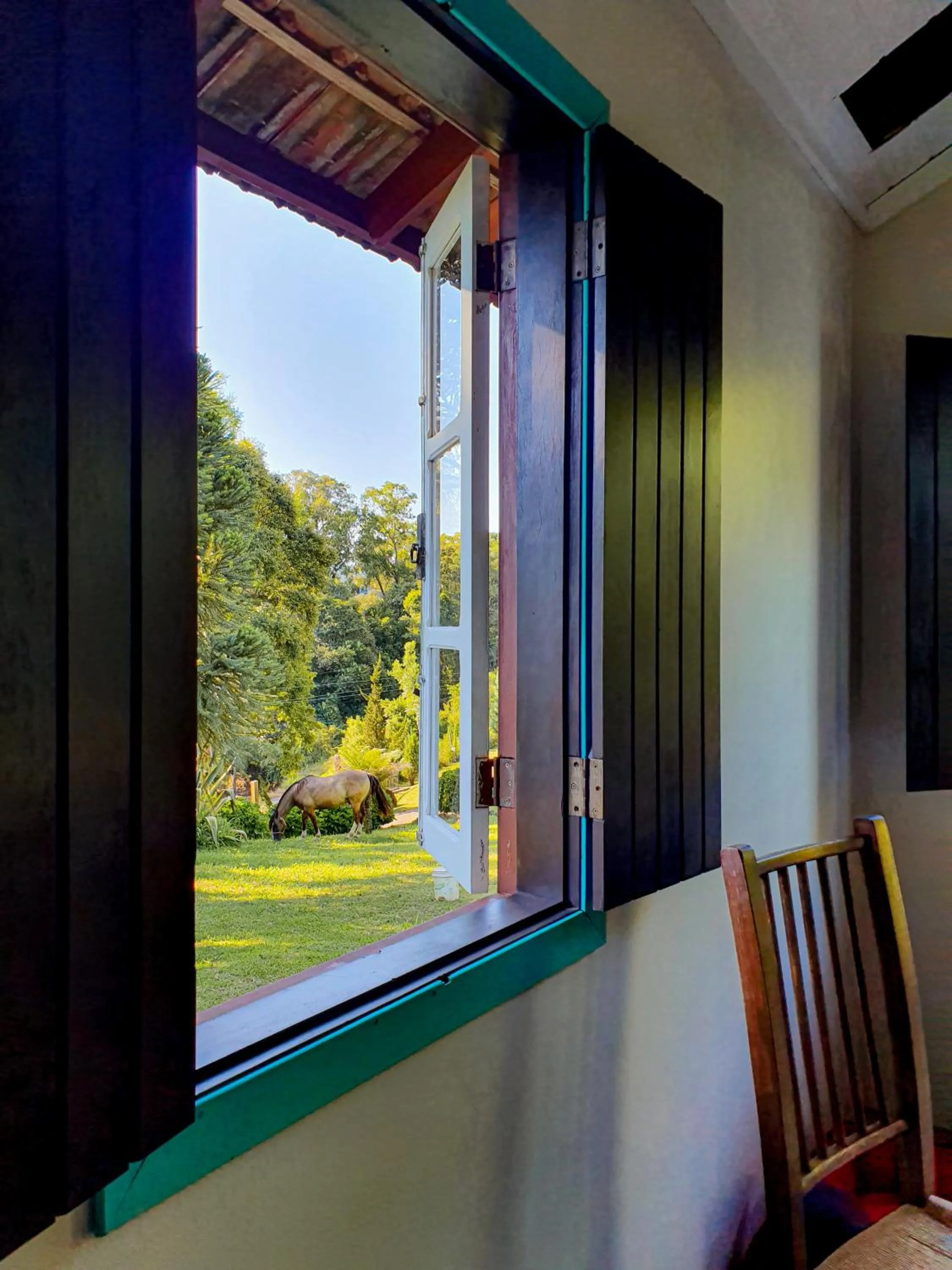 Garden view in Pousada La Vista