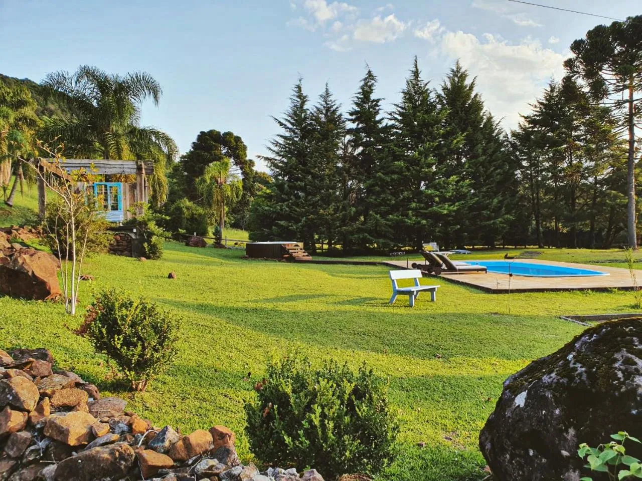 Swimming pool in Pousada La Vista