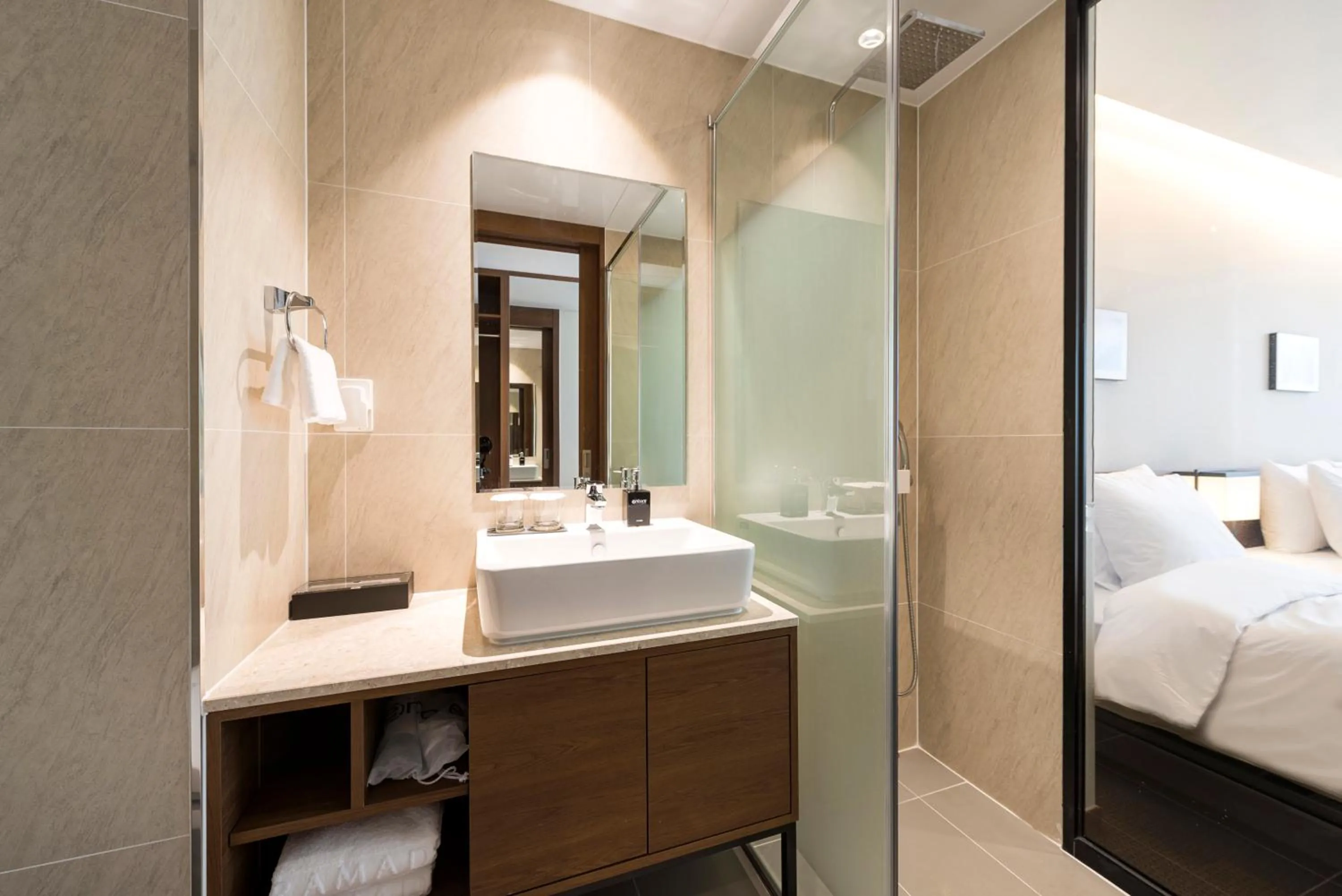 Bed in Ramada Encore by Wyndham Busan Haeundae