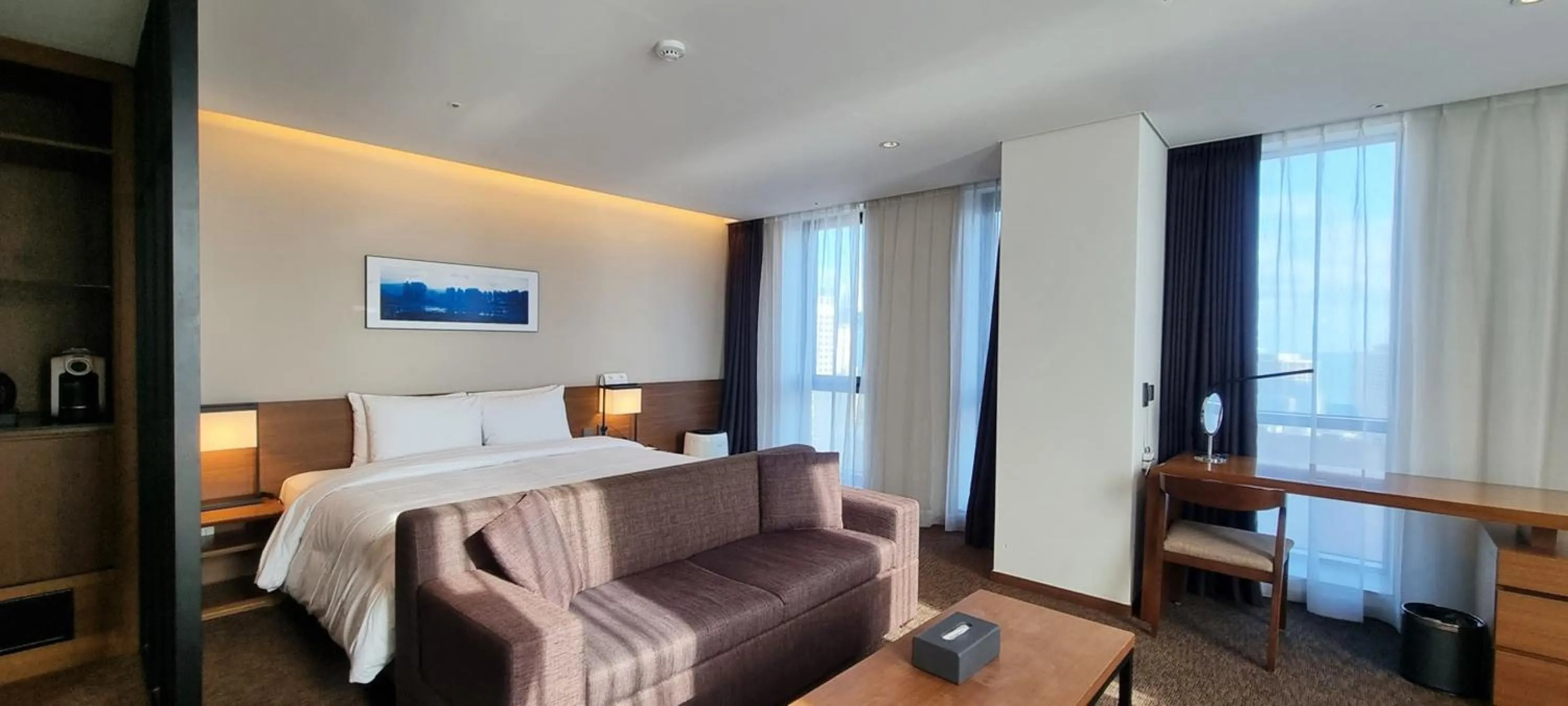 Bed in Ramada Encore by Wyndham Busan Haeundae