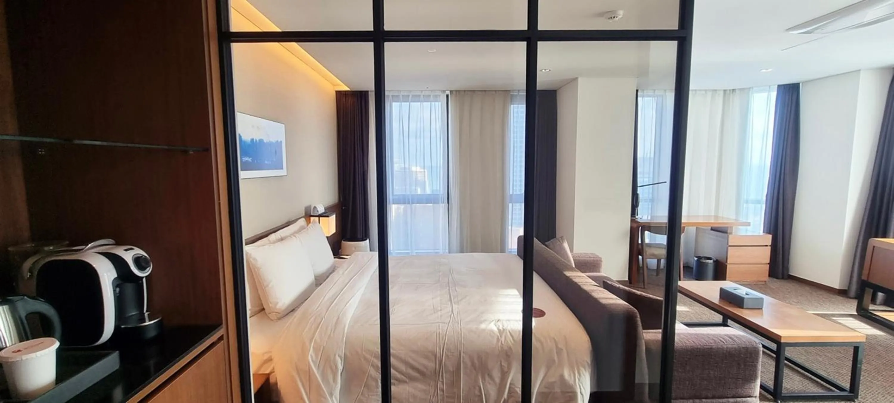 Bed in Ramada Encore by Wyndham Busan Haeundae