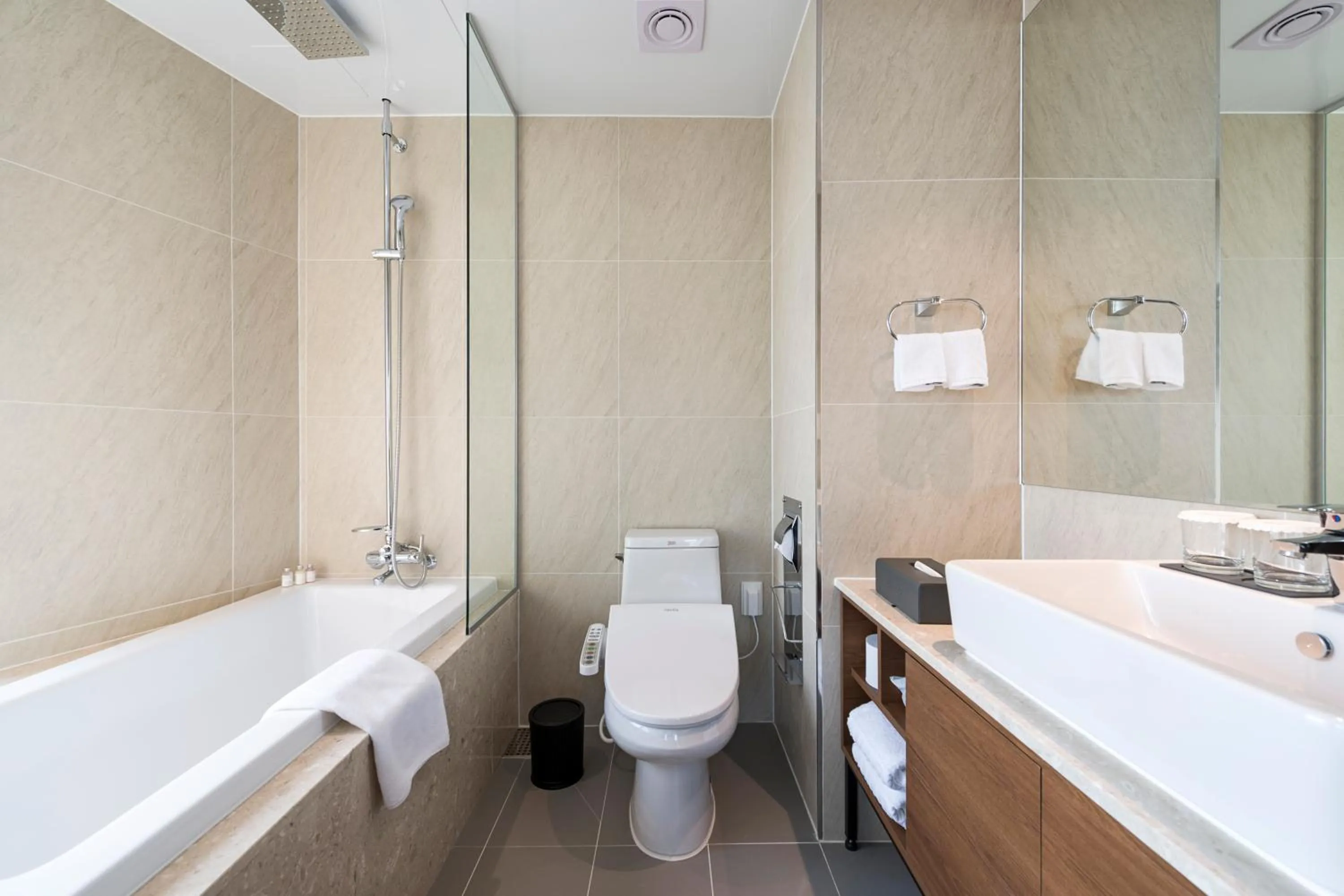 Toilet in Ramada Encore by Wyndham Busan Haeundae