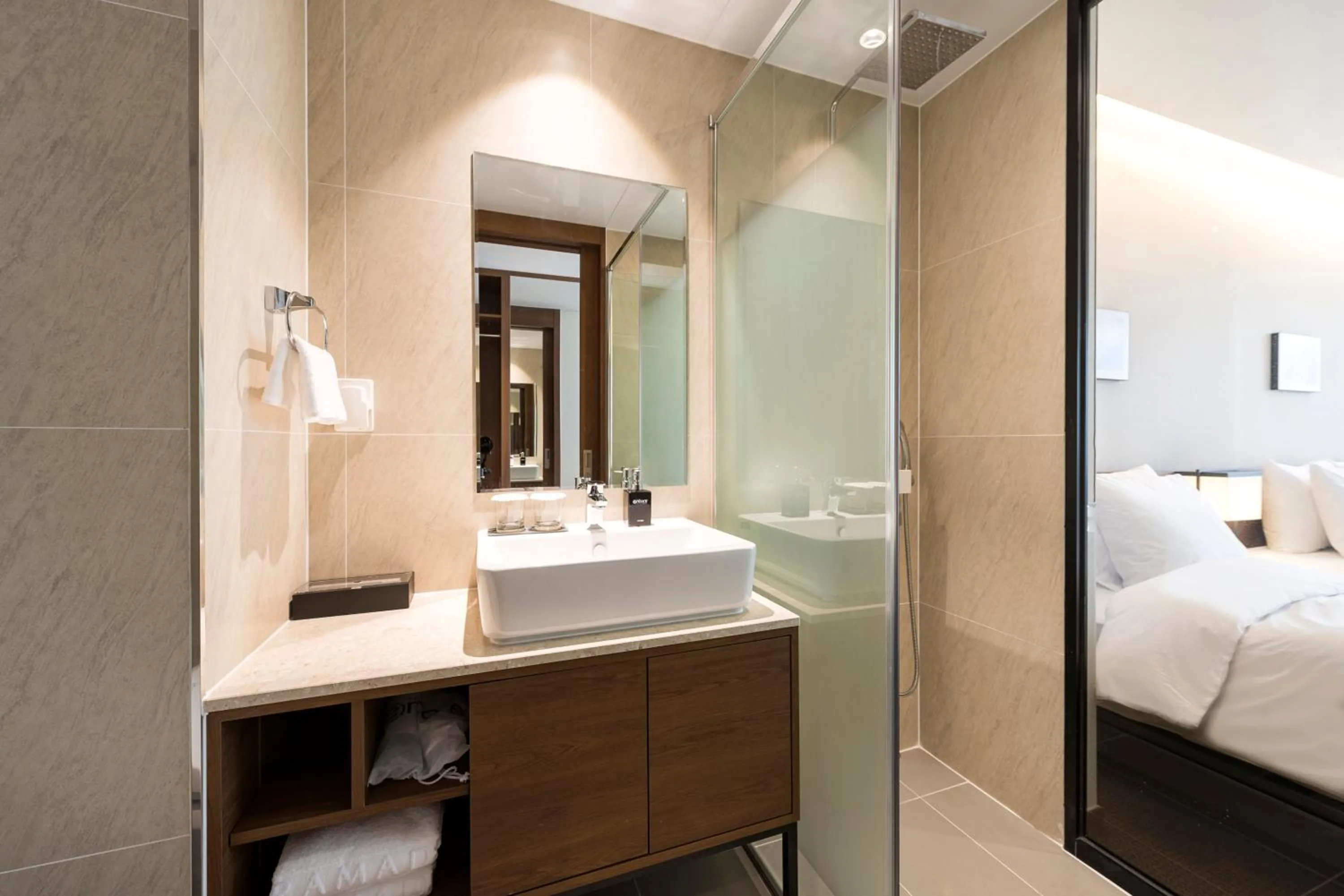 Bed in Ramada Encore by Wyndham Busan Haeundae