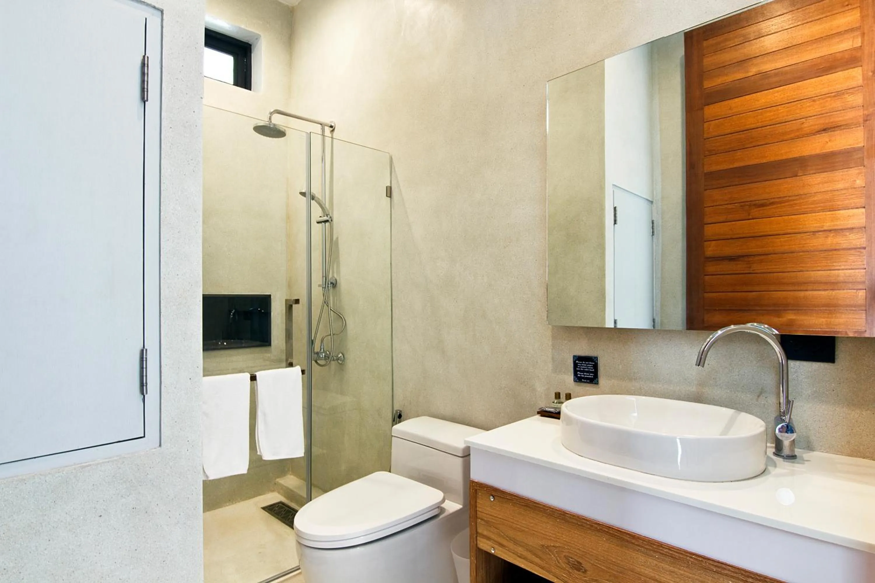 Shower in Luxury Sea and Sunset View 4BR 4BA Pool Villa