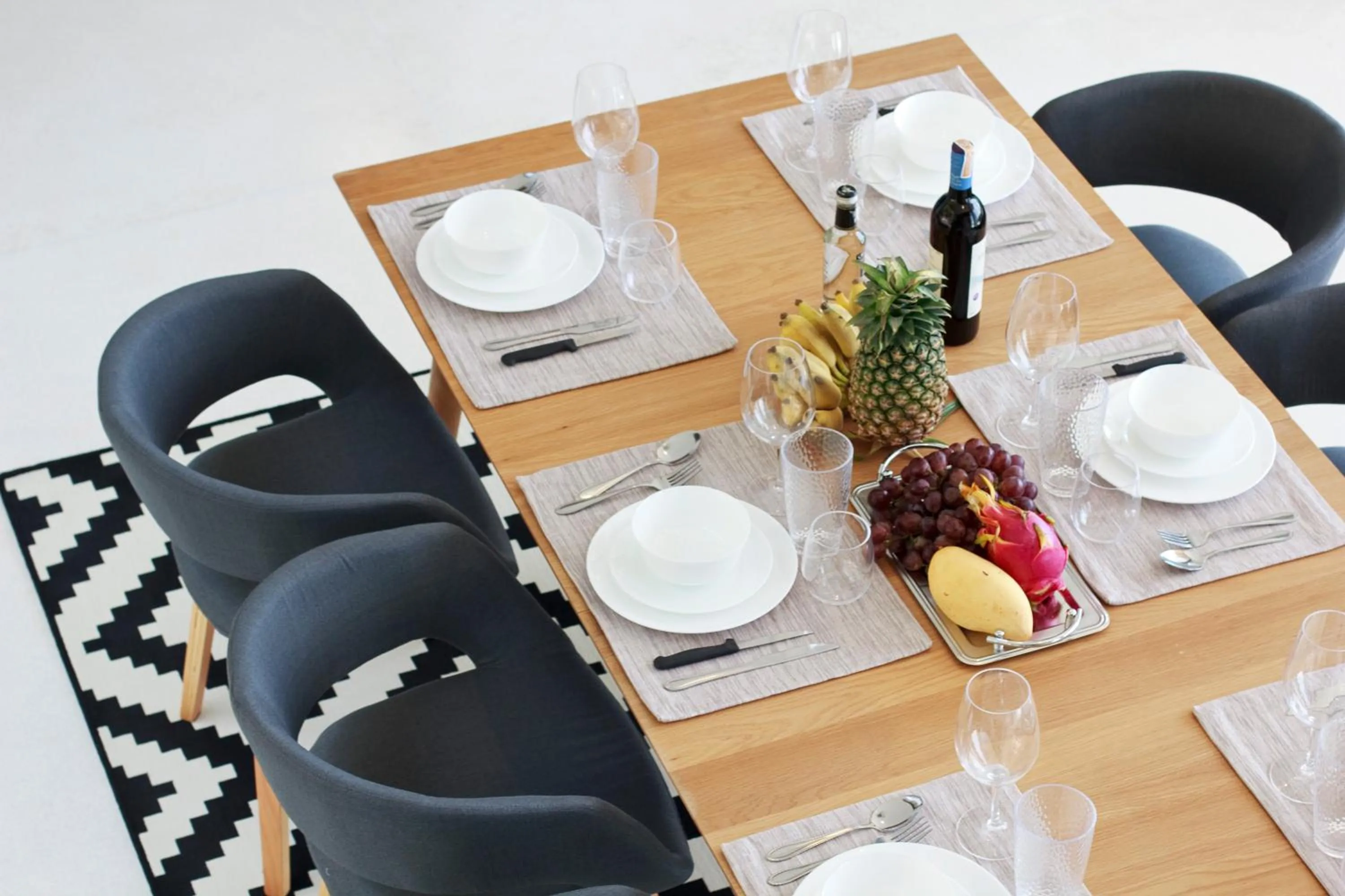 Dining area in Luxury Sea and Sunset View 4BR 4BA Pool Villa