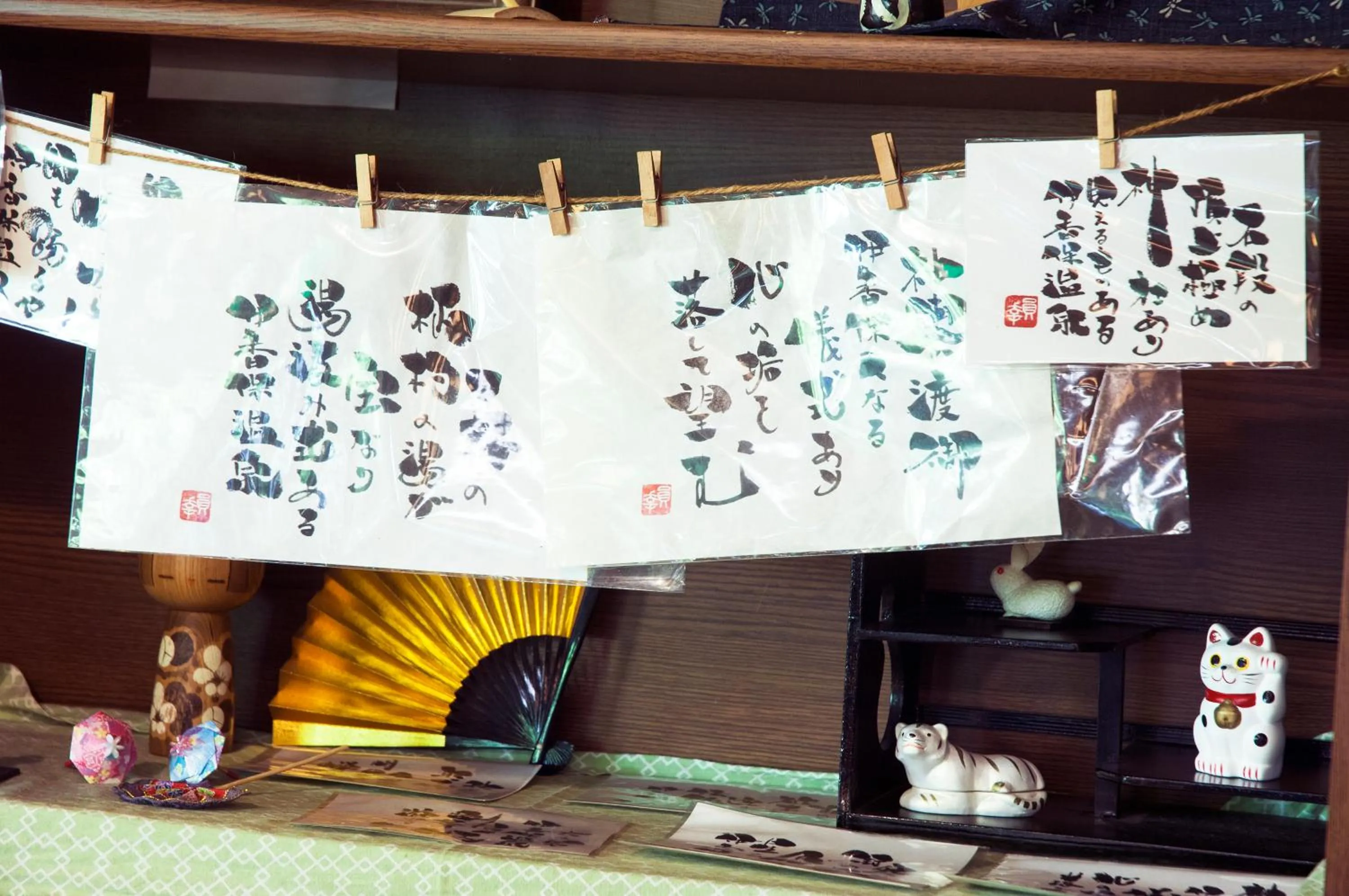 Decorative detail in Ikaho Syusuien