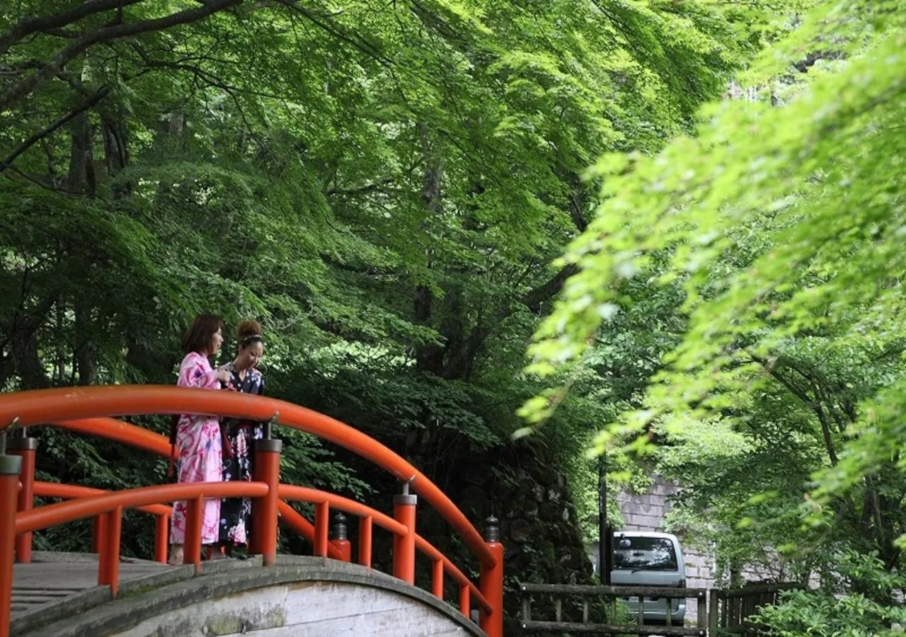 Nearby landmark in Ikaho Syusuien