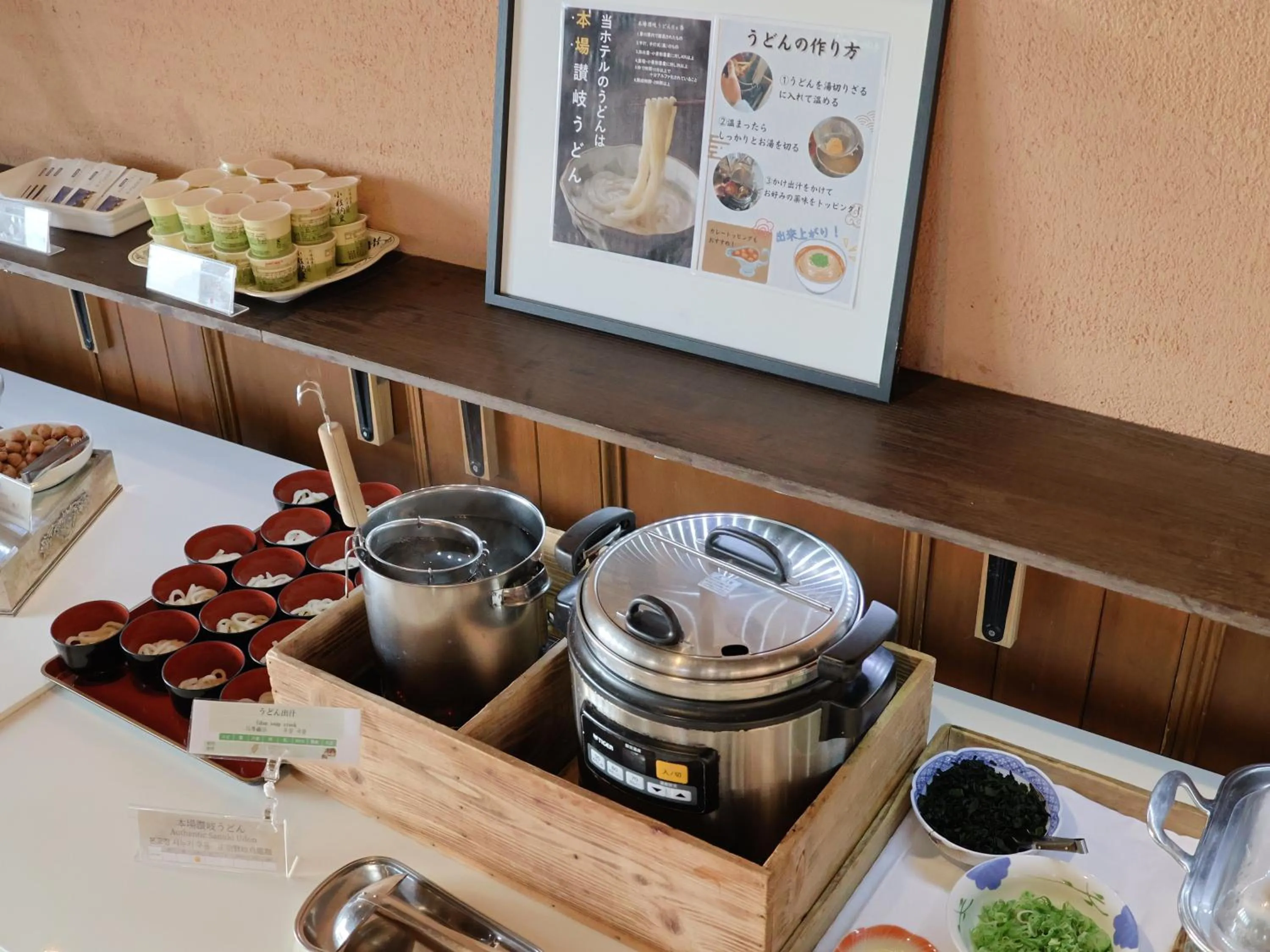 Buffet breakfast in Sakaide Grand Hotel