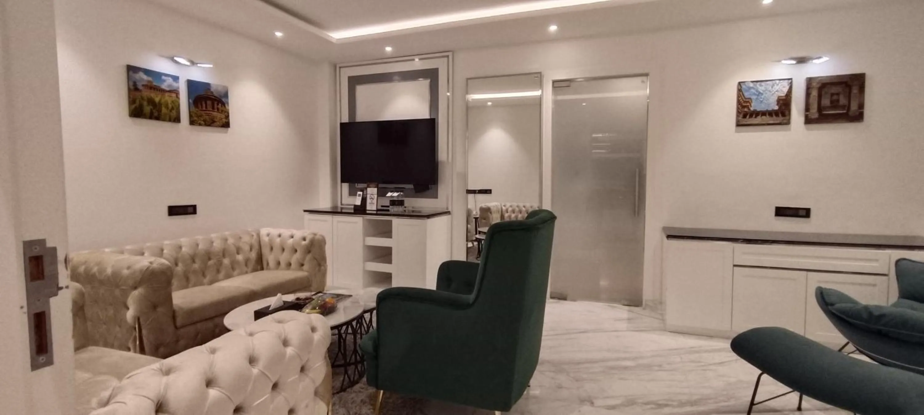 Living room in Amanora The Fern Pune, Series by Marriott