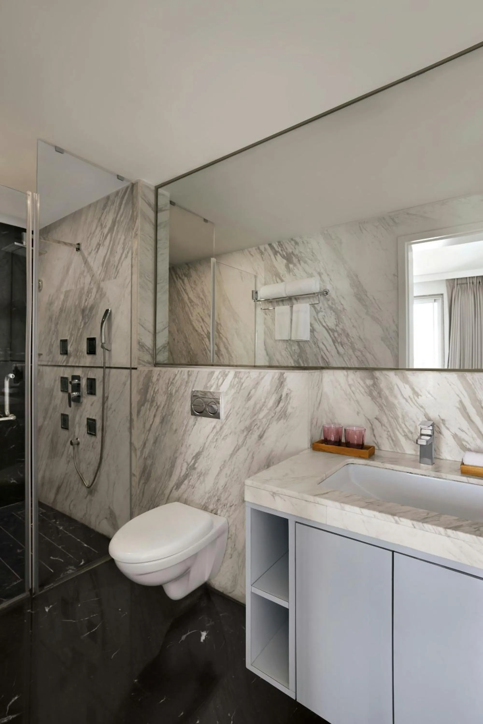 Bathroom in Amanora The Fern Pune, Series by Marriott