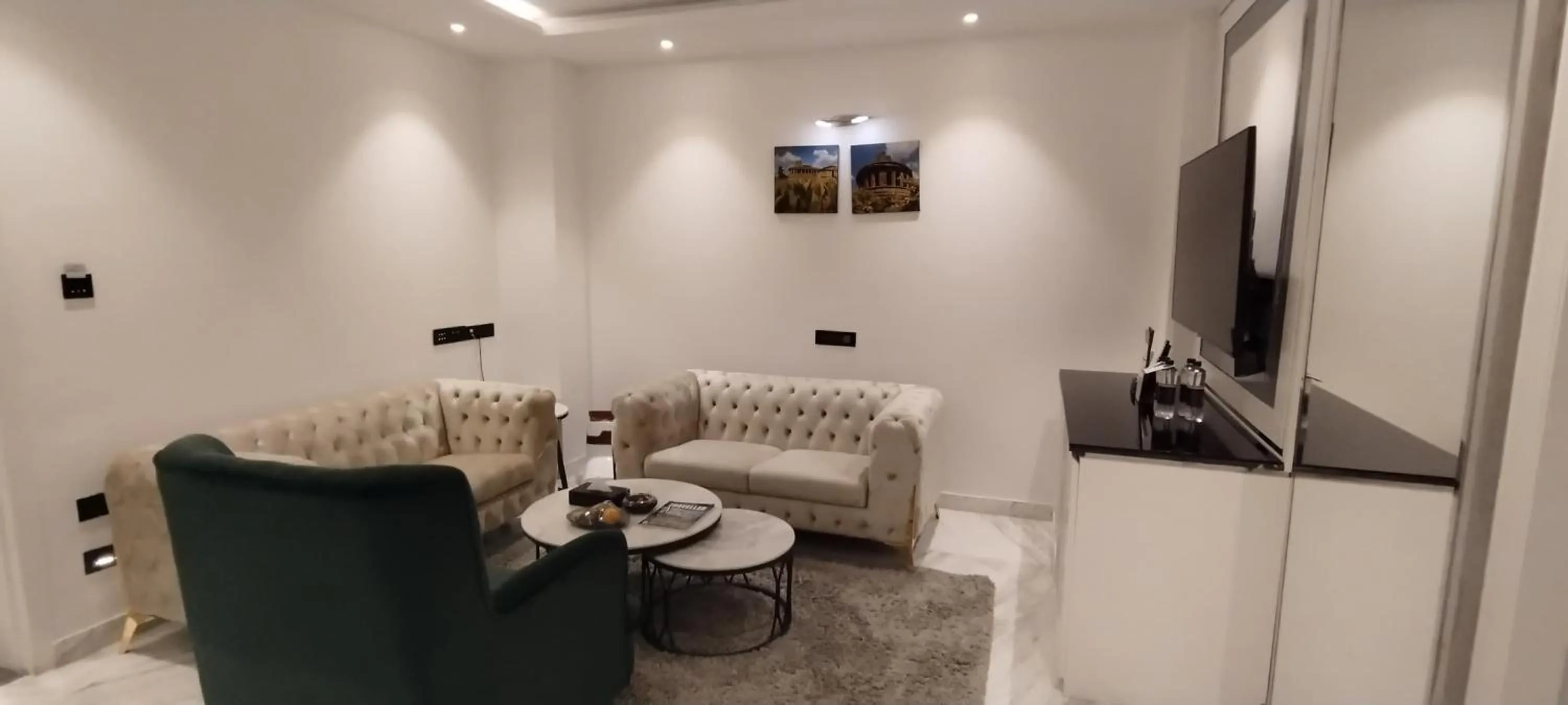 Living room in Amanora The Fern Pune, Series by Marriott