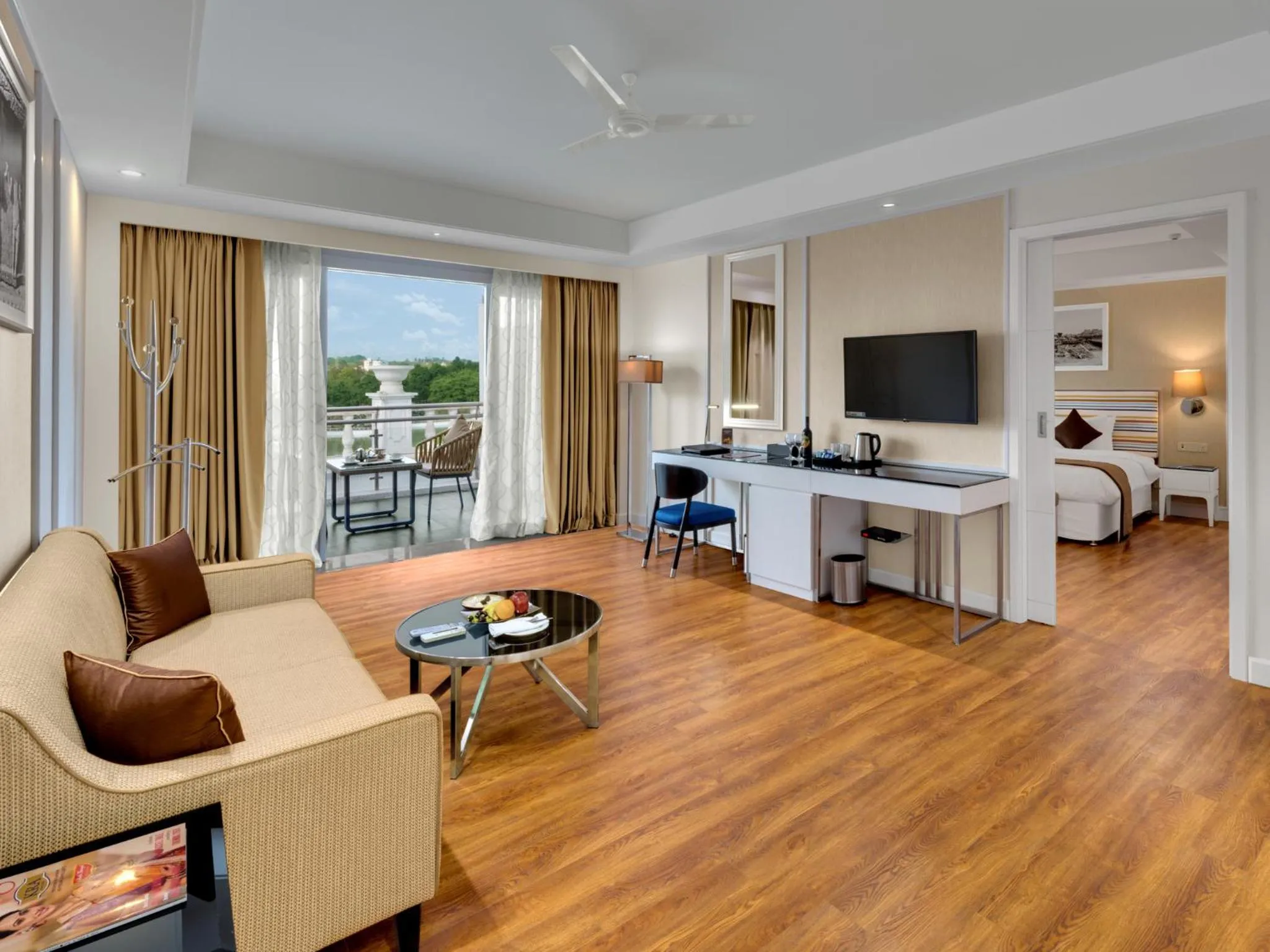 Living room in Amanora The Fern Pune, Series by Marriott