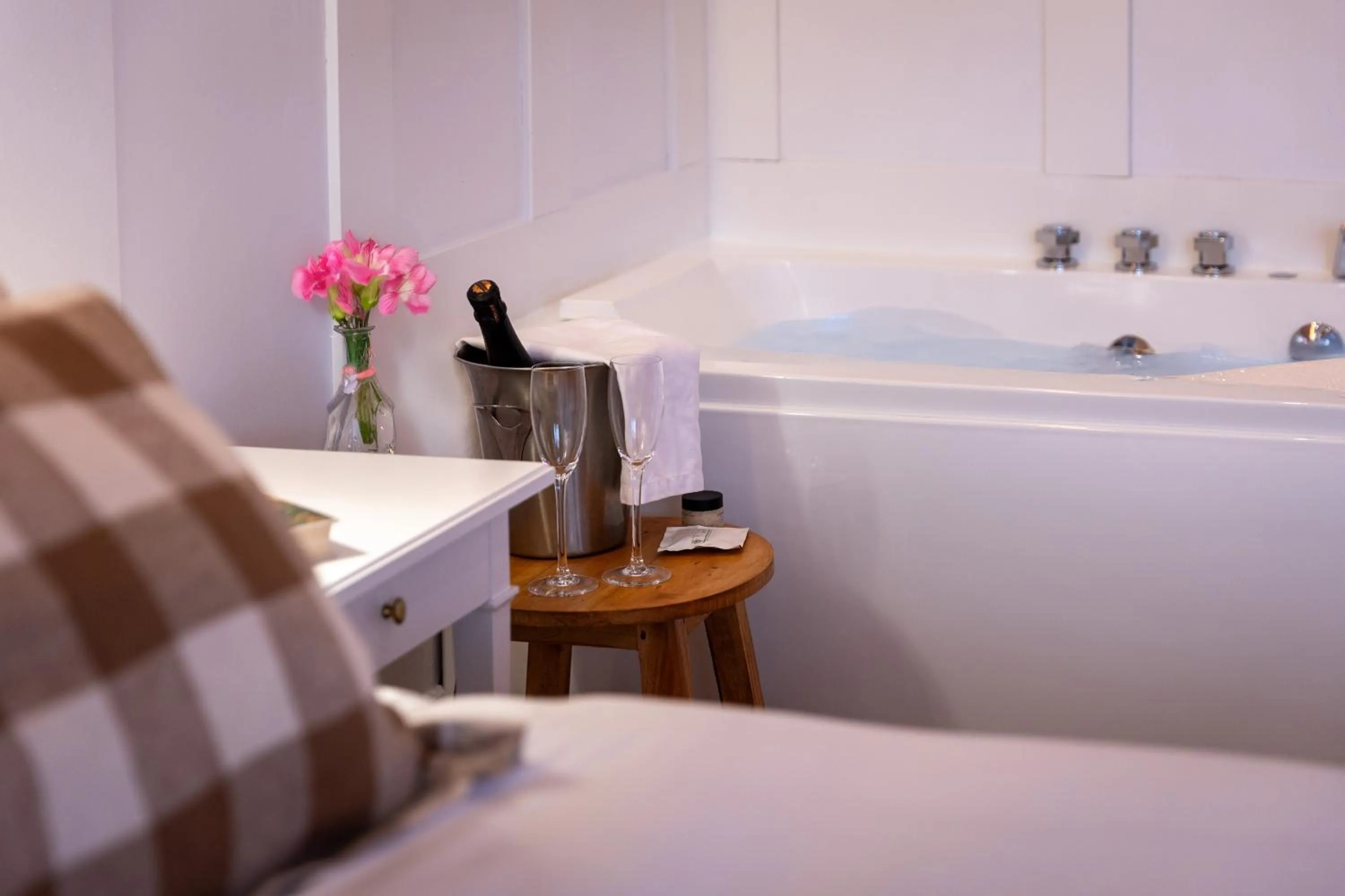 Bath, Bed in Casona Las Cinco Calderas