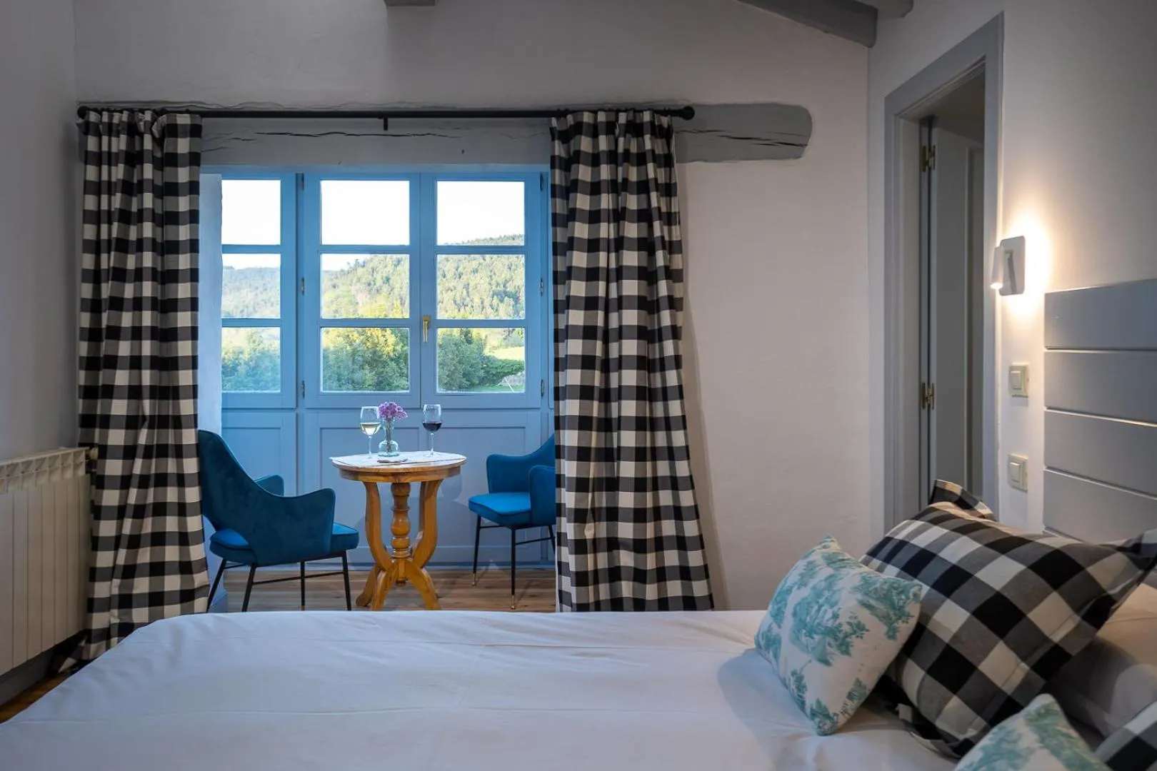Balcony/Terrace, Bed in Casona Las Cinco Calderas
