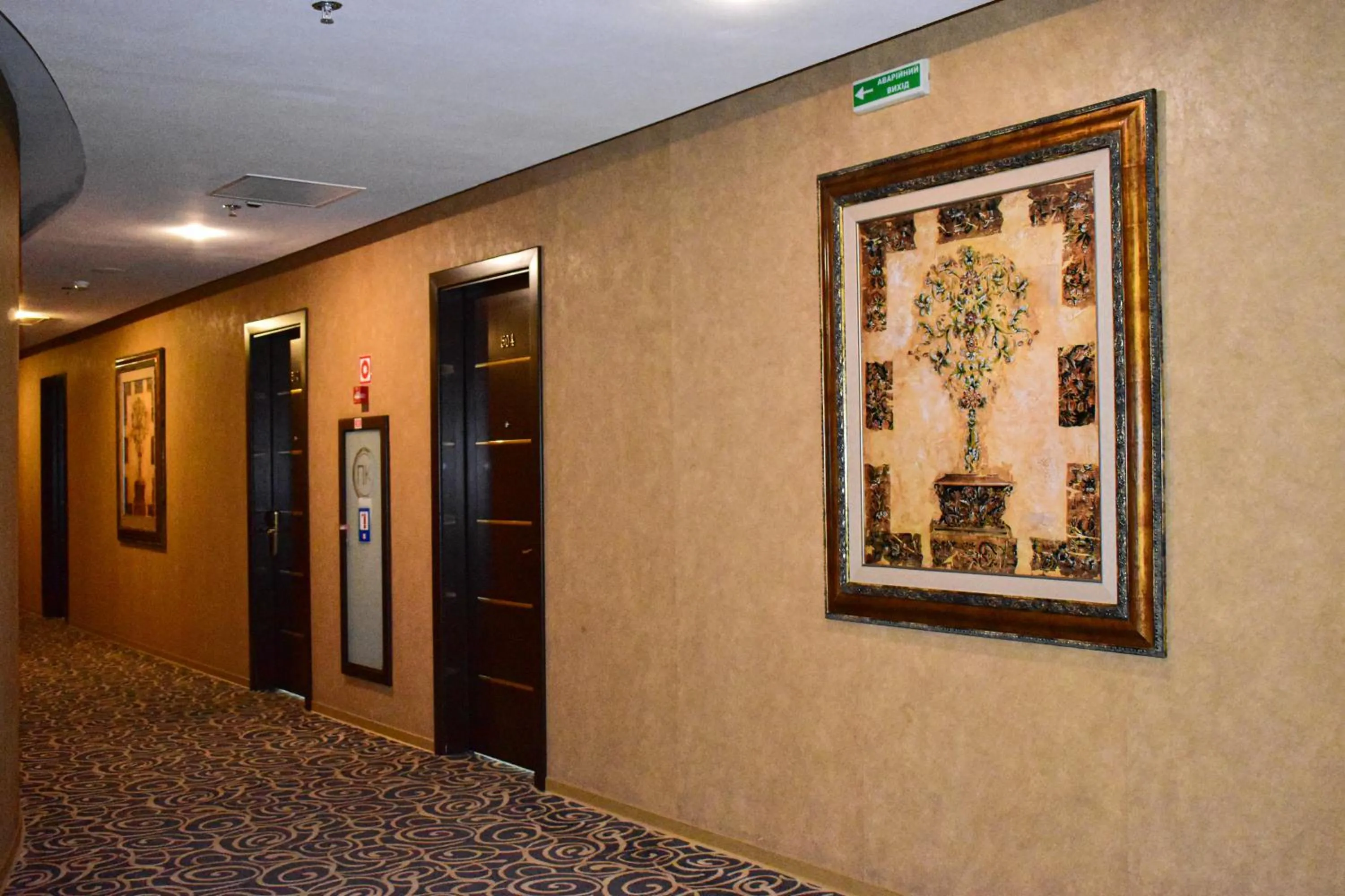 Decorative detail in Hotel Feride