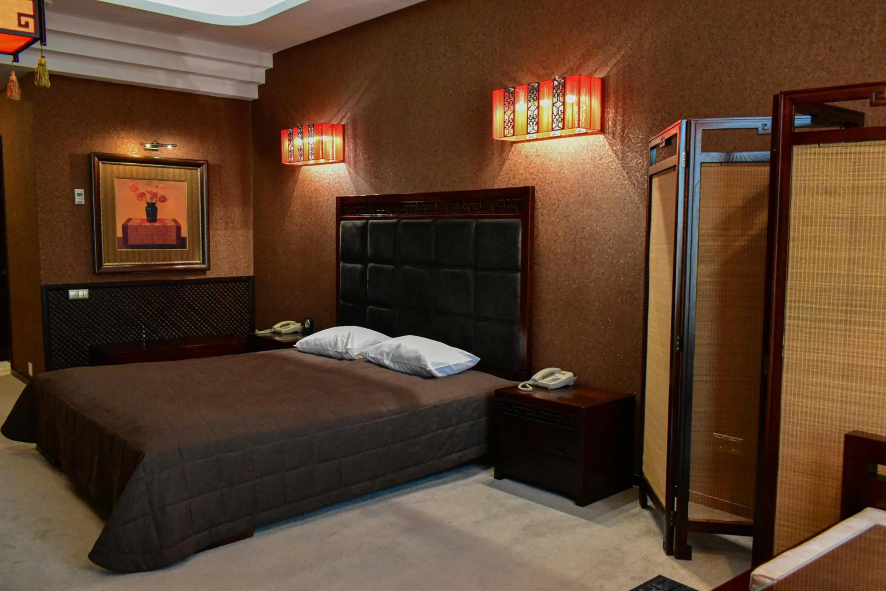 Bed in Hotel Feride