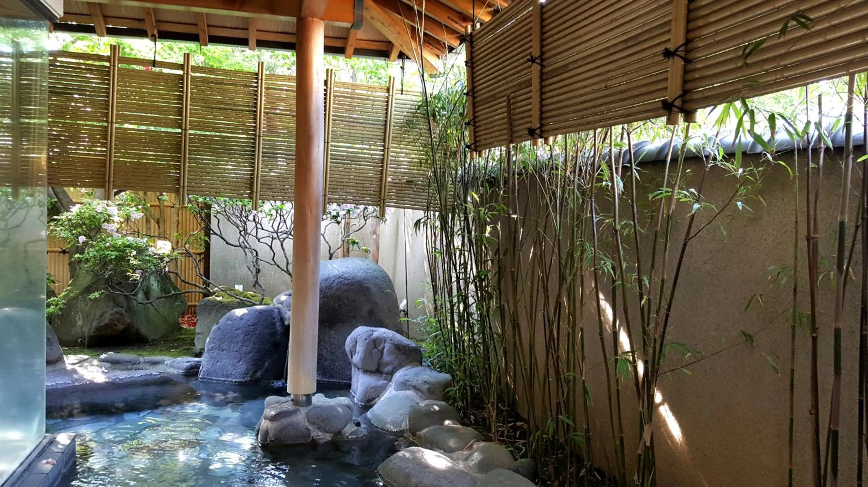 Open Air Bath in Satoya Ryokan