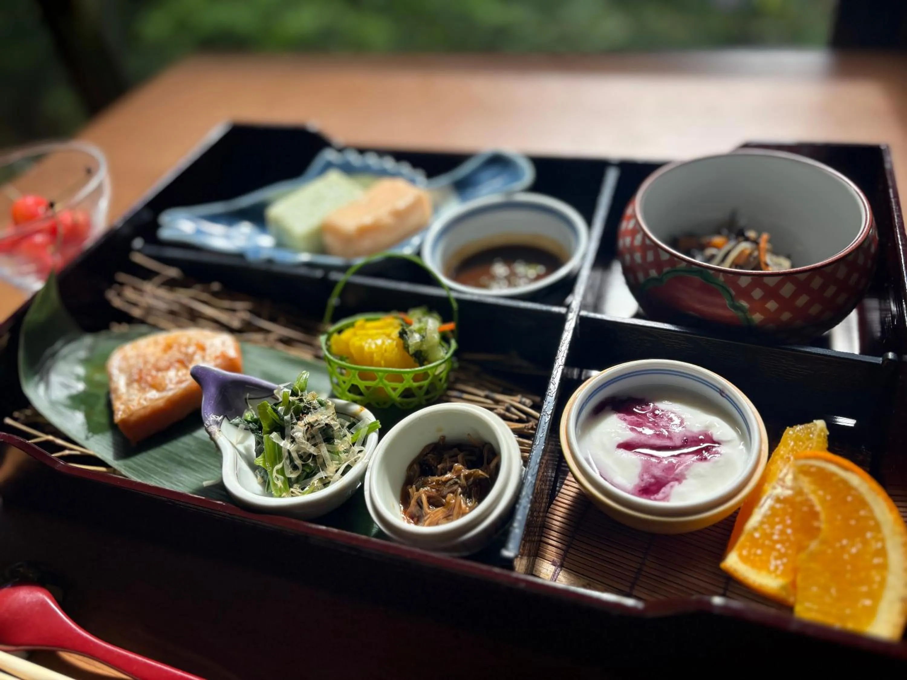 Asian breakfast in soraichi