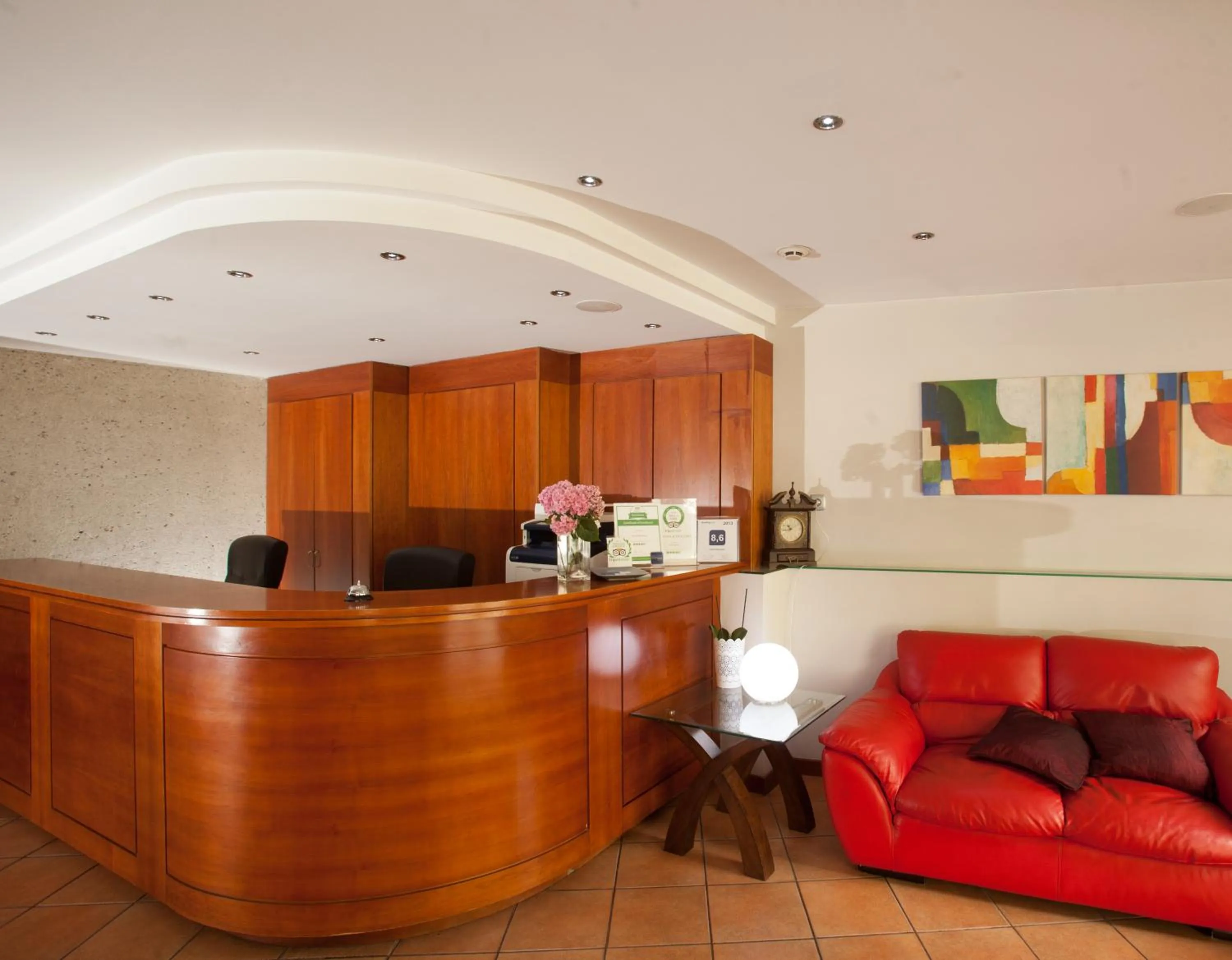 Lobby or reception in Hotel Montané