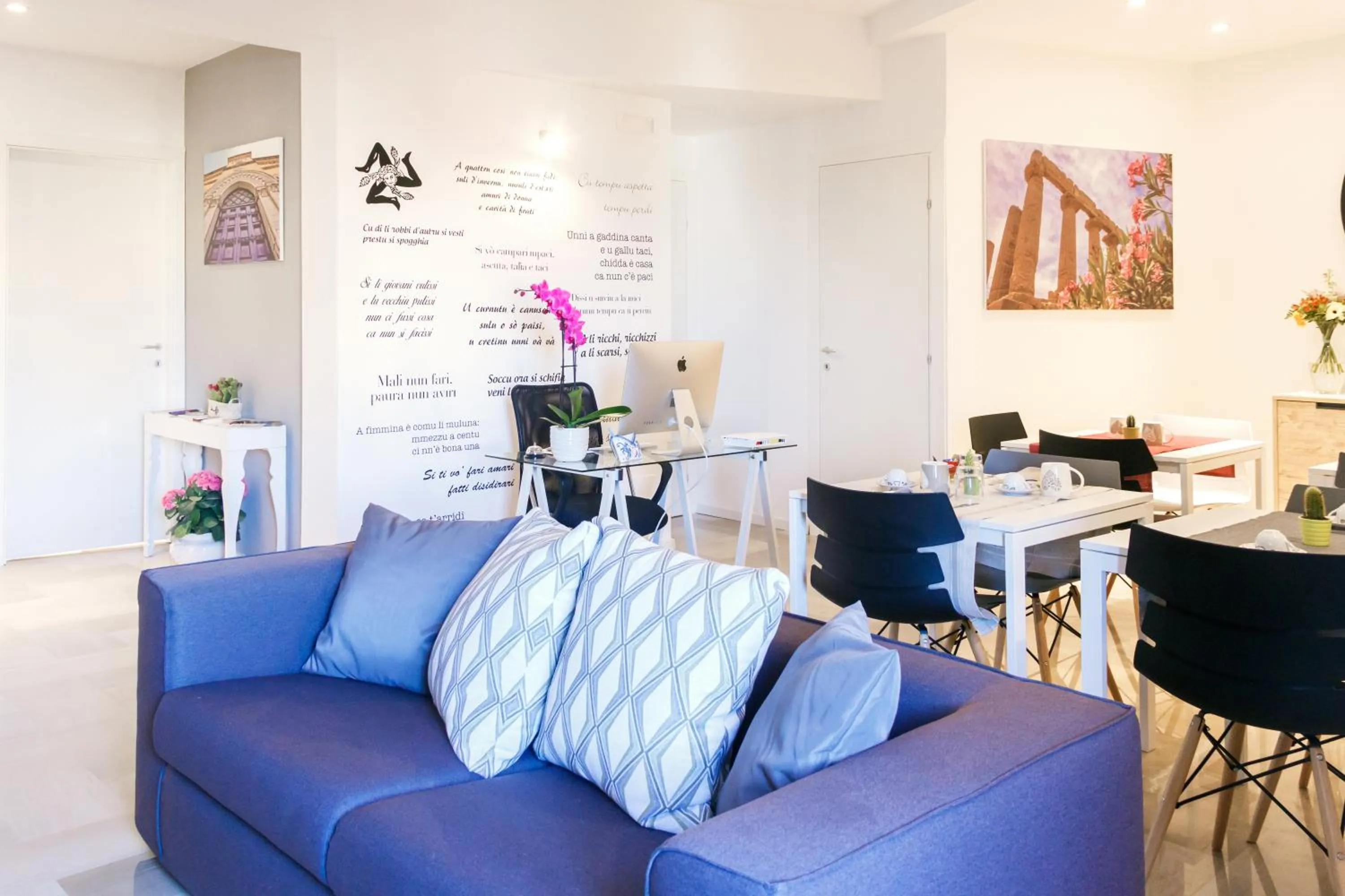 Living room in B&B Porta di Ponte