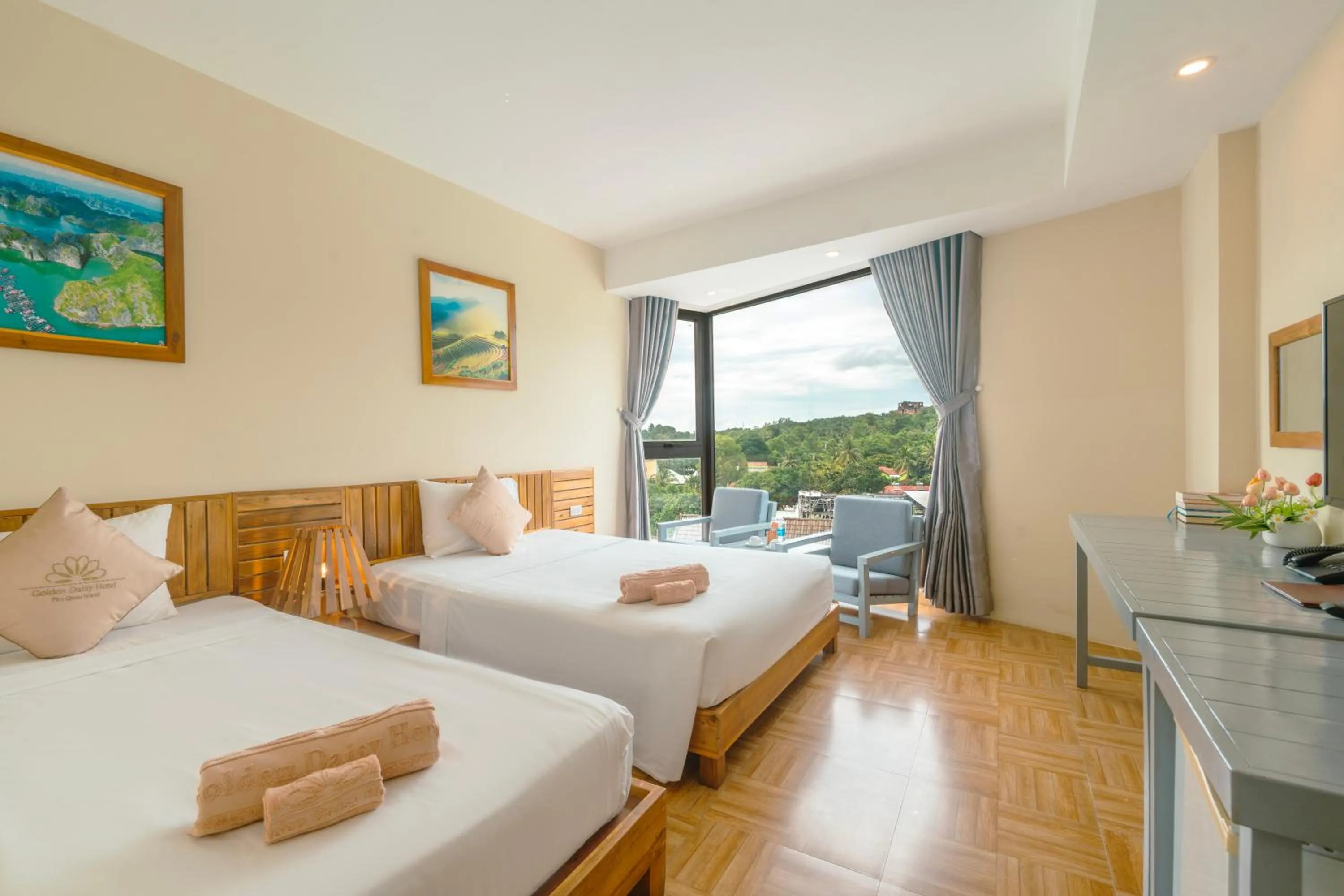 Bedroom, Bed in Golden Daisy Hotel Phu Quoc