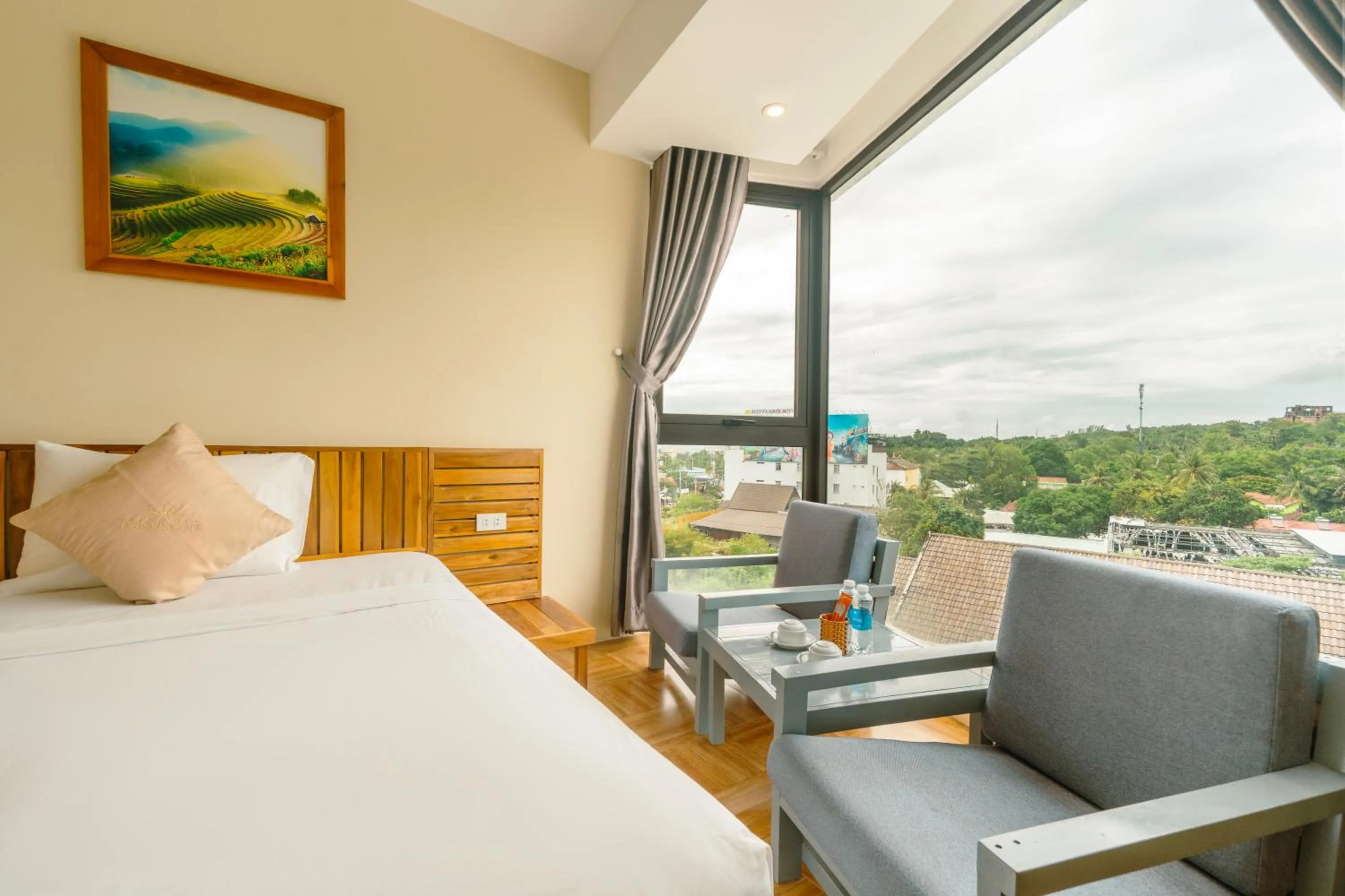 Bed in Golden Daisy Hotel Phu Quoc