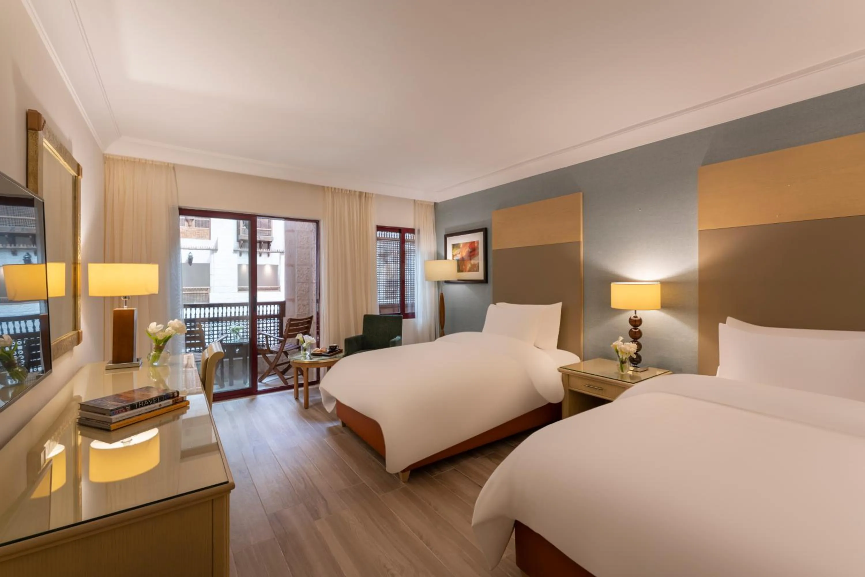 Balcony/Terrace, Bed in Mövenpick Resort Petra